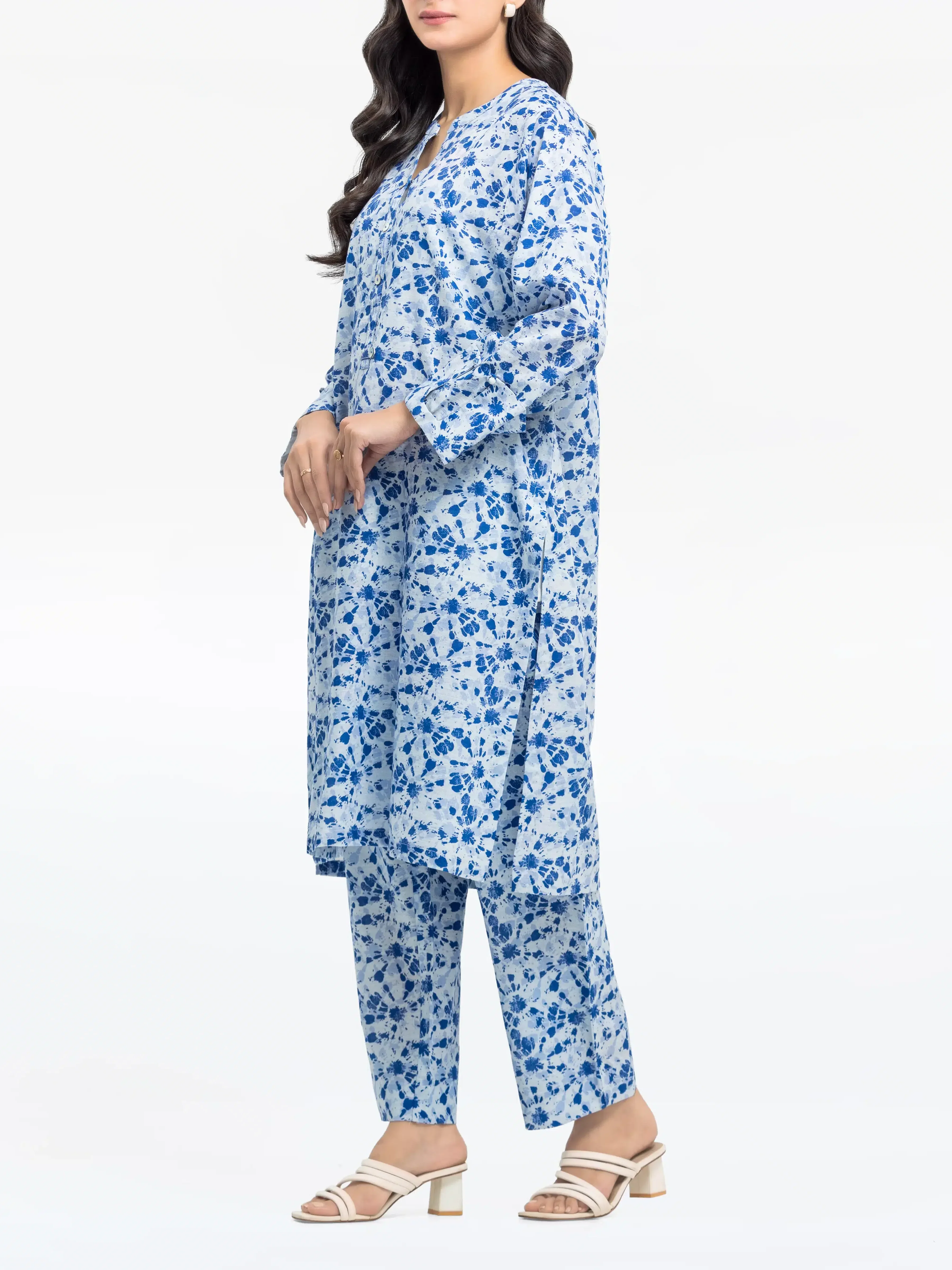 Pret Printed Khaddar Co-ord Set - EWTKP24-81502ST - Image 5