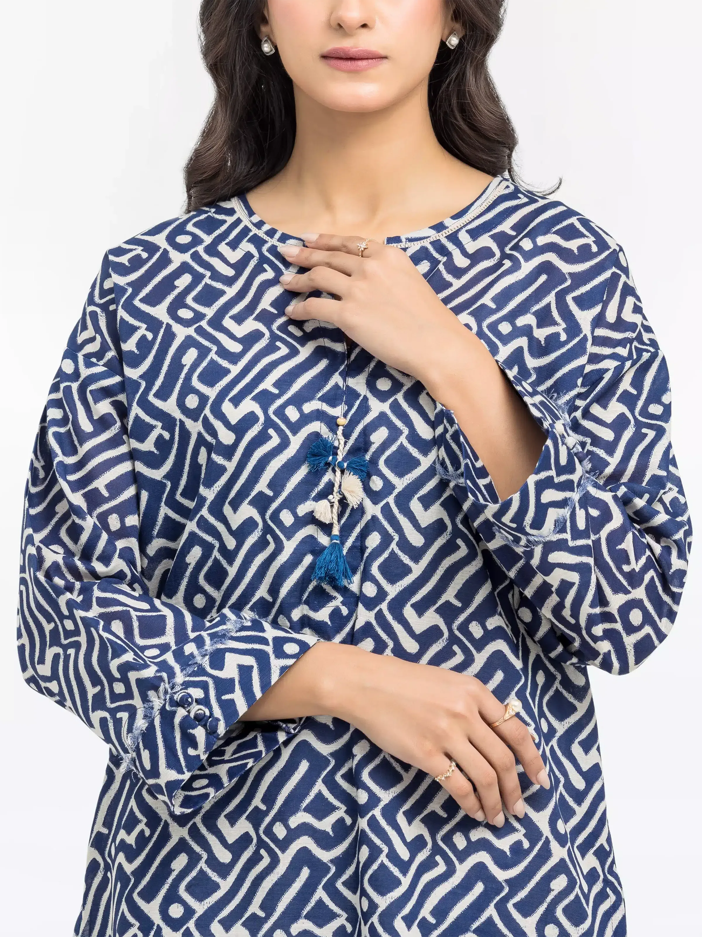 Pret Printed Khaddar Co-ord Set - EWTKP24-81504ST - Image 2