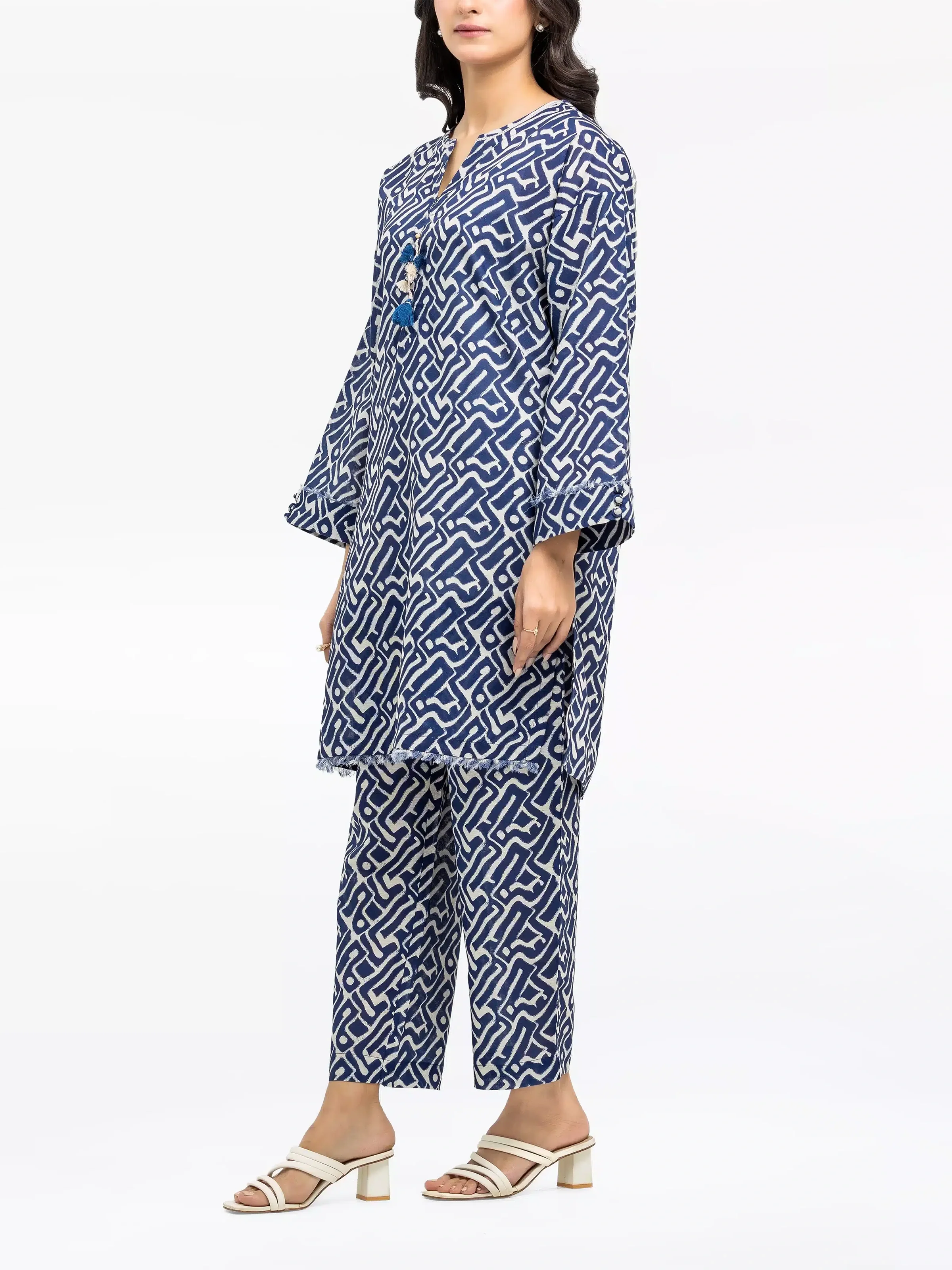 Pret Printed Khaddar Co-ord Set - EWTKP24-81504ST - Image 5