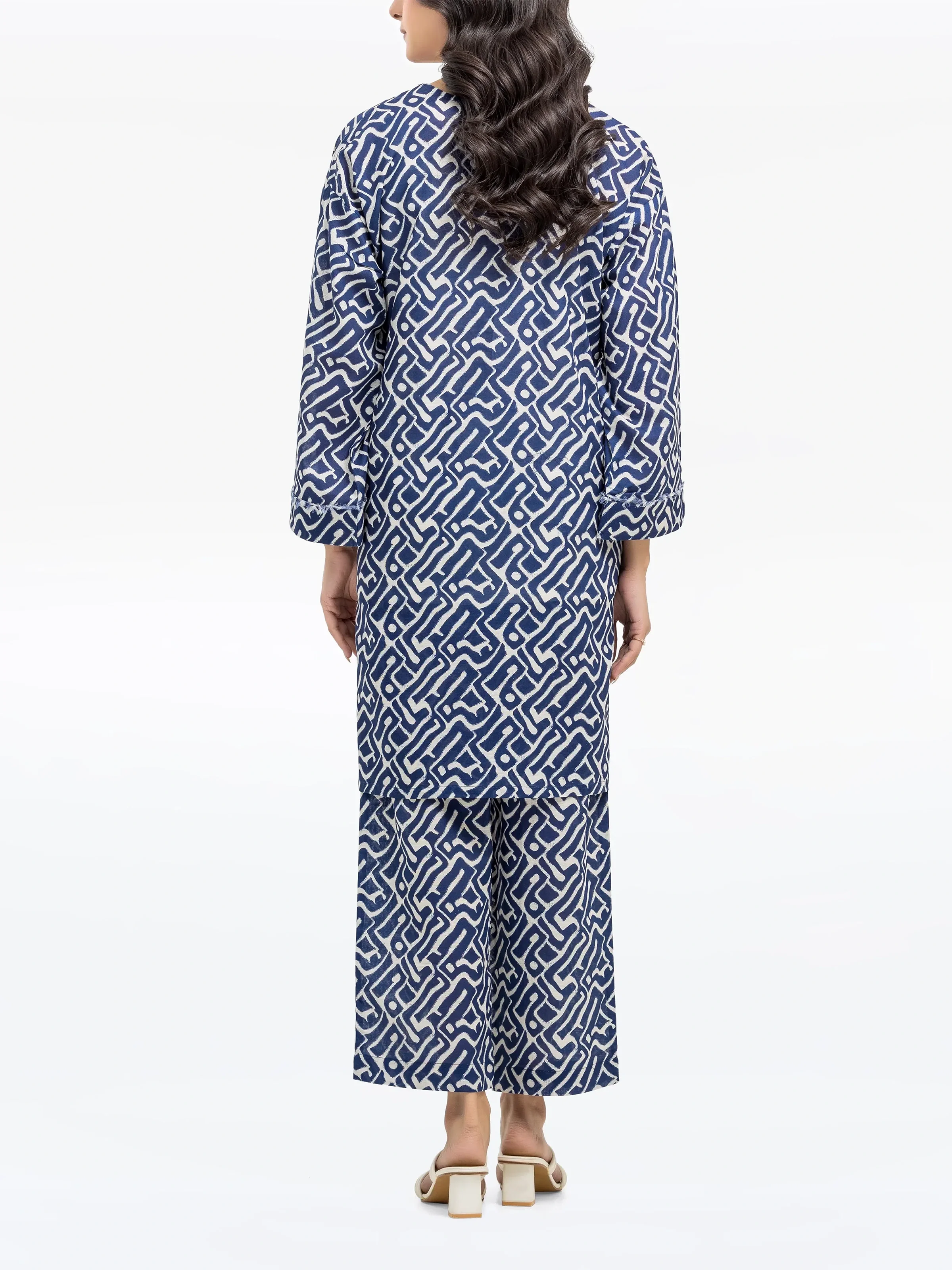 Pret Printed Khaddar Co-ord Set - EWTKP24-81504ST - Image 6