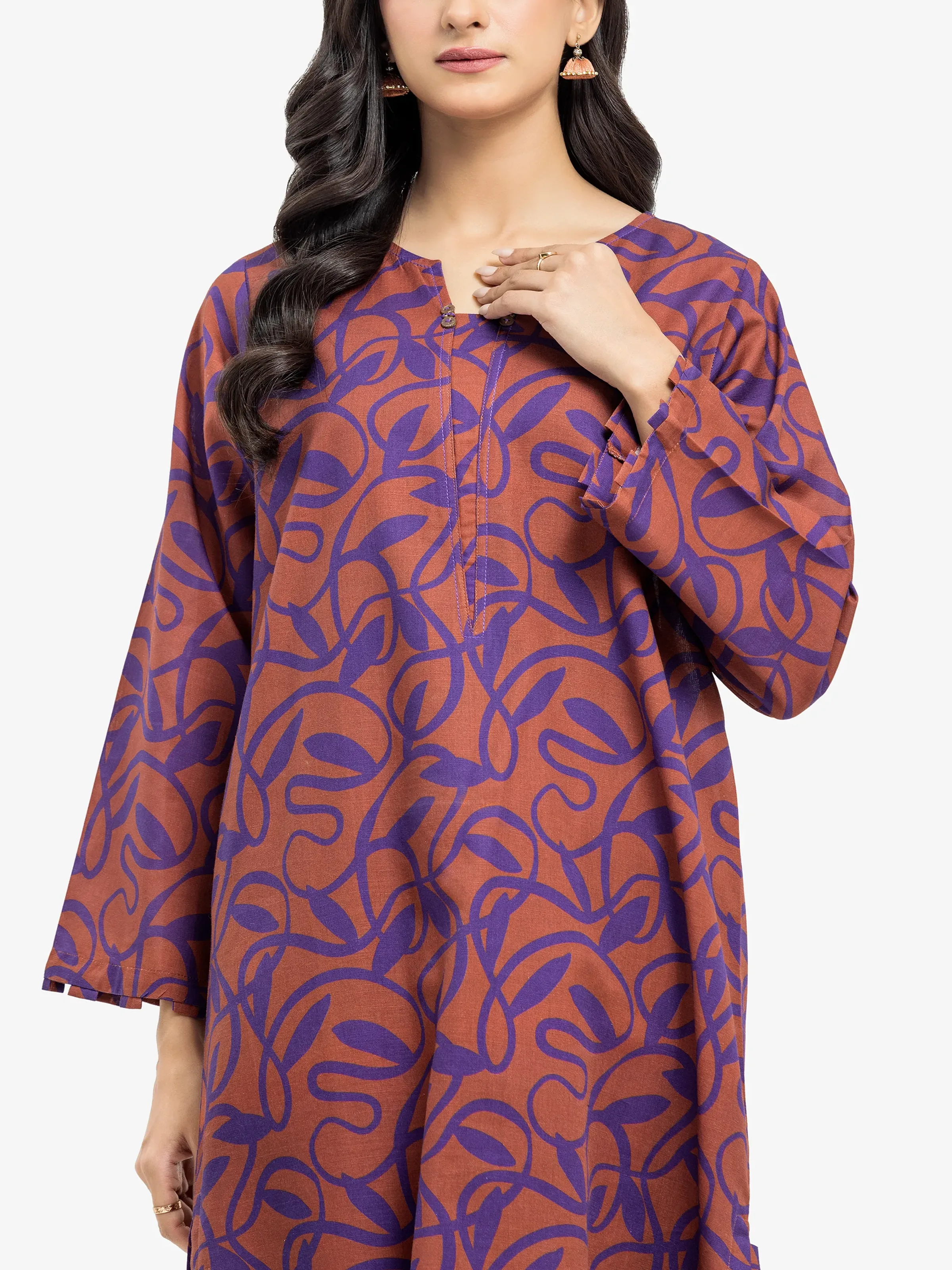 Pret Printed Khaddar Co-ord Set - EWTKP24-81507ST - Image 2