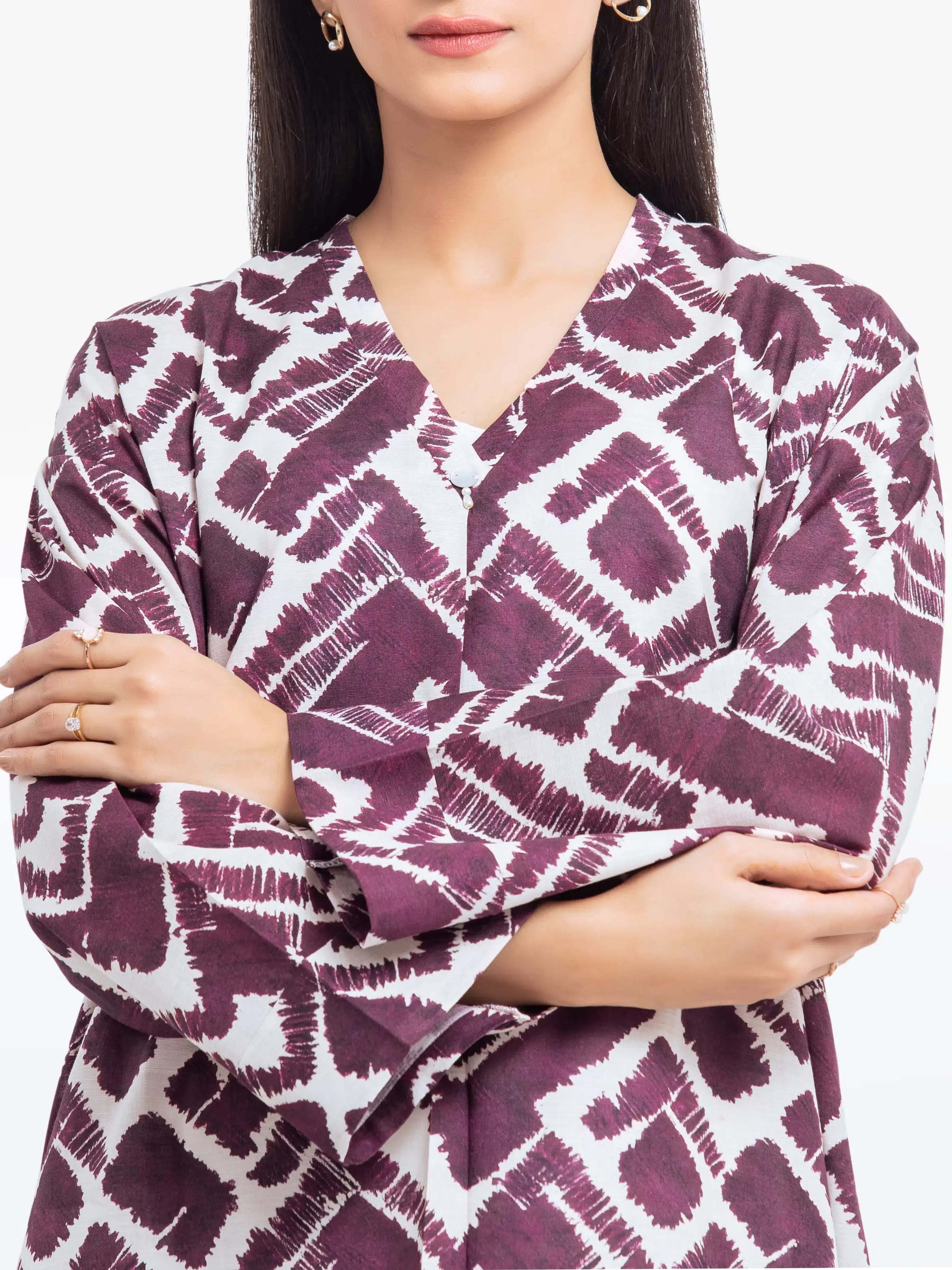 Pret Printed Khaddar Co-ord Set - EWTKP24-81508ST - Image 2