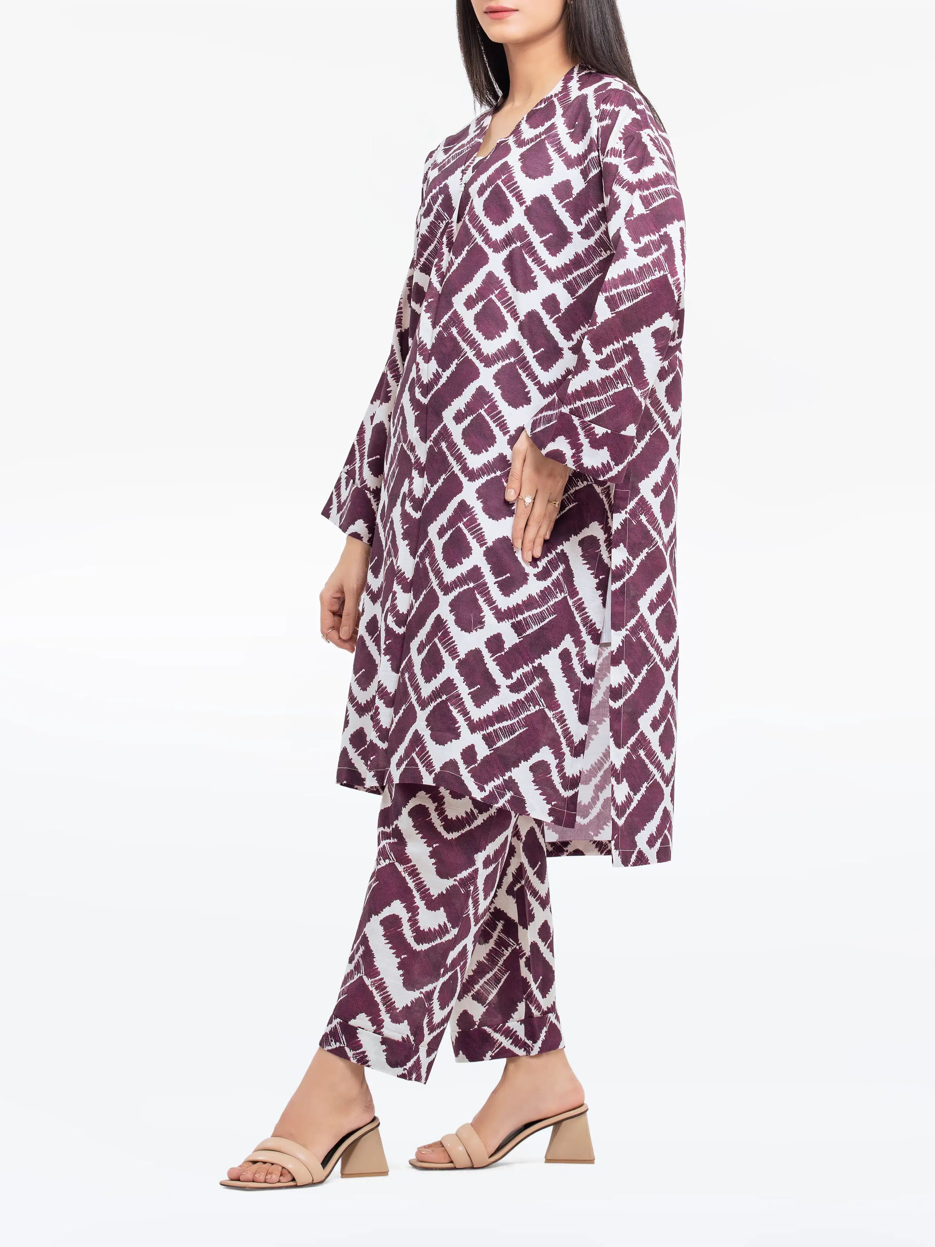 Pret Printed Khaddar Co-ord Set - EWTKP24-81508ST - Image 5
