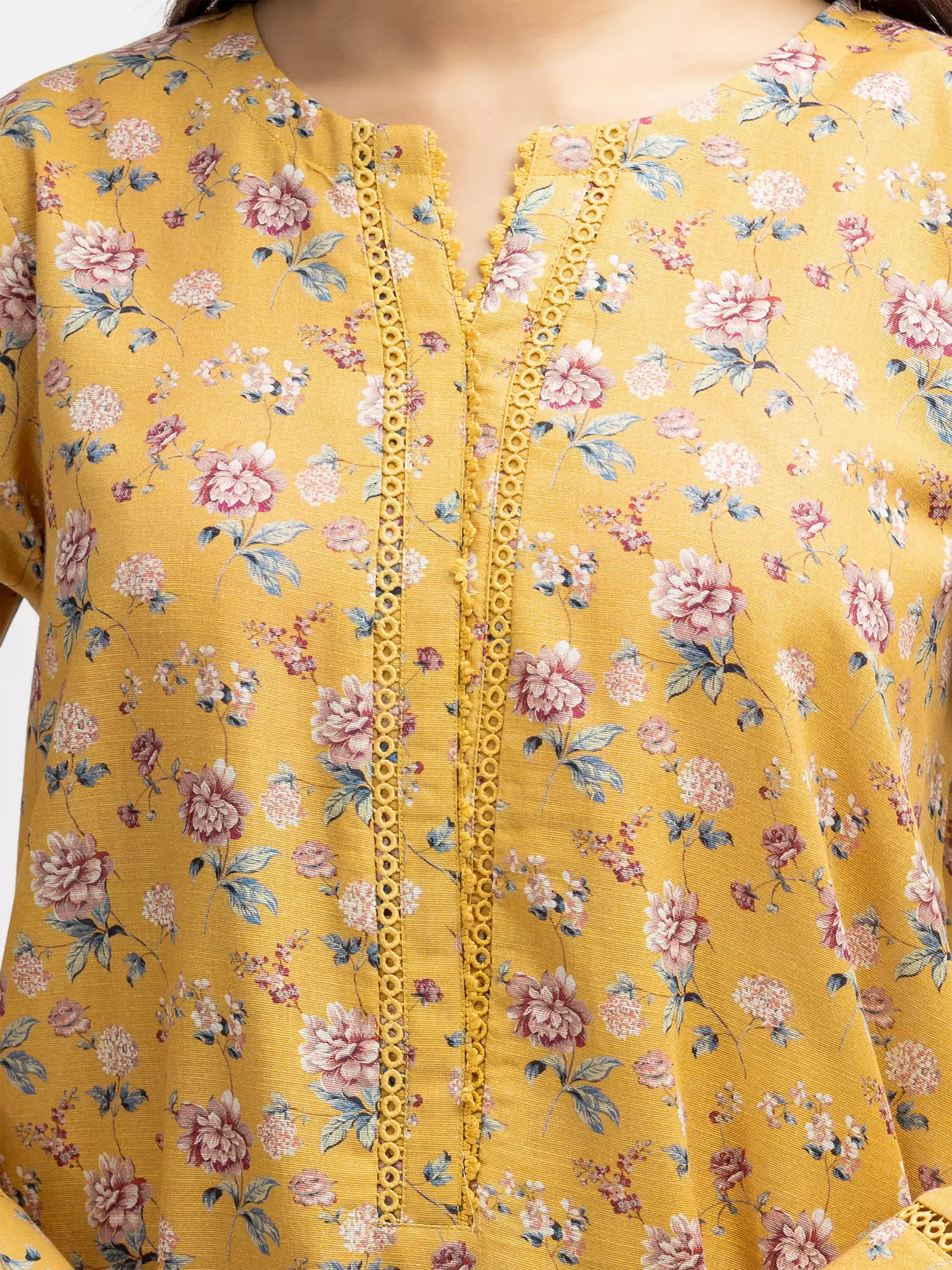 Pret Printed Khaddar Shirt Trouser - EWTKP24-81520ST - Image 2
