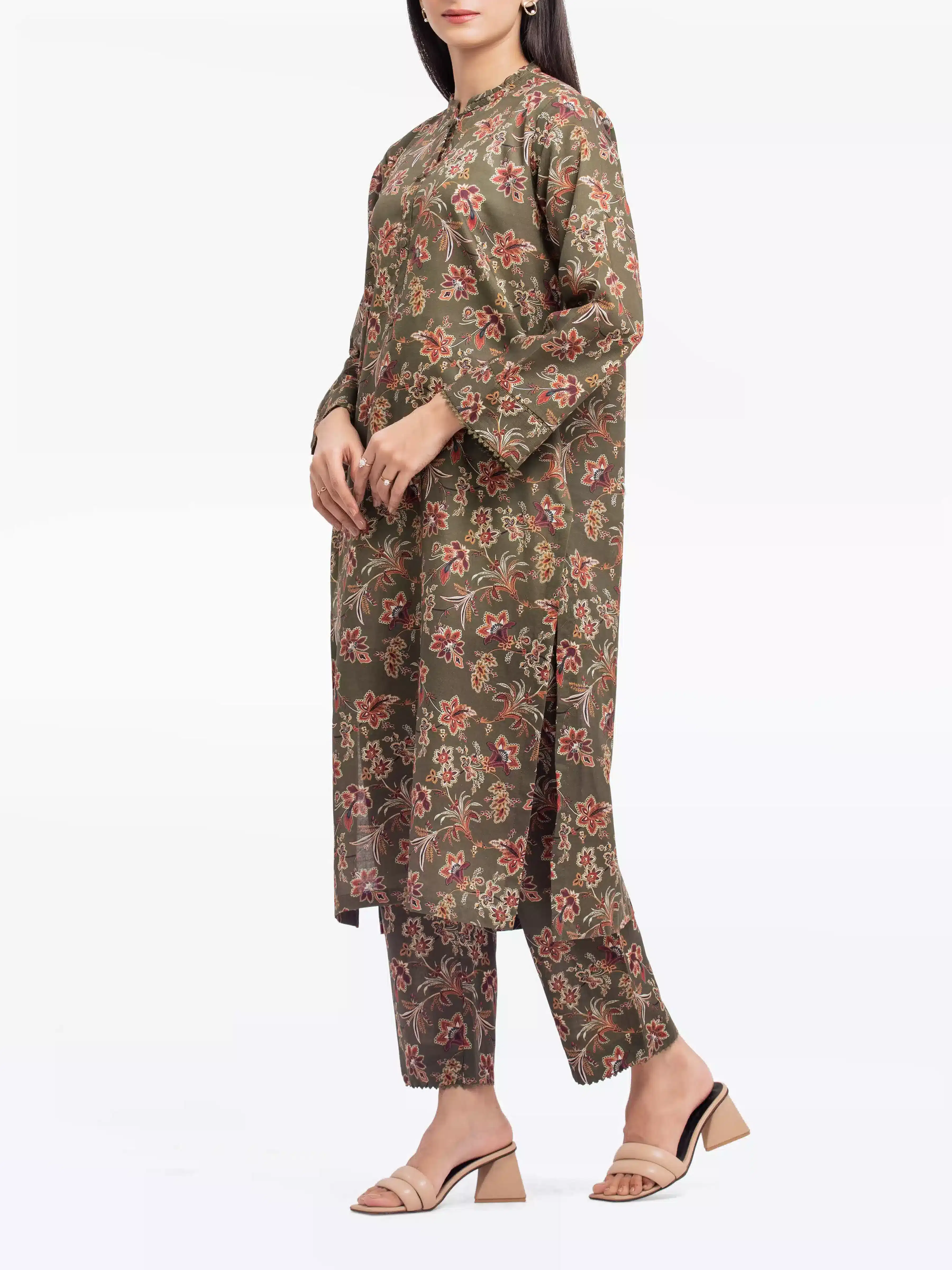Pret Printed Khaddar Co-ord Set - EWTKP24-81521ST - Image 4