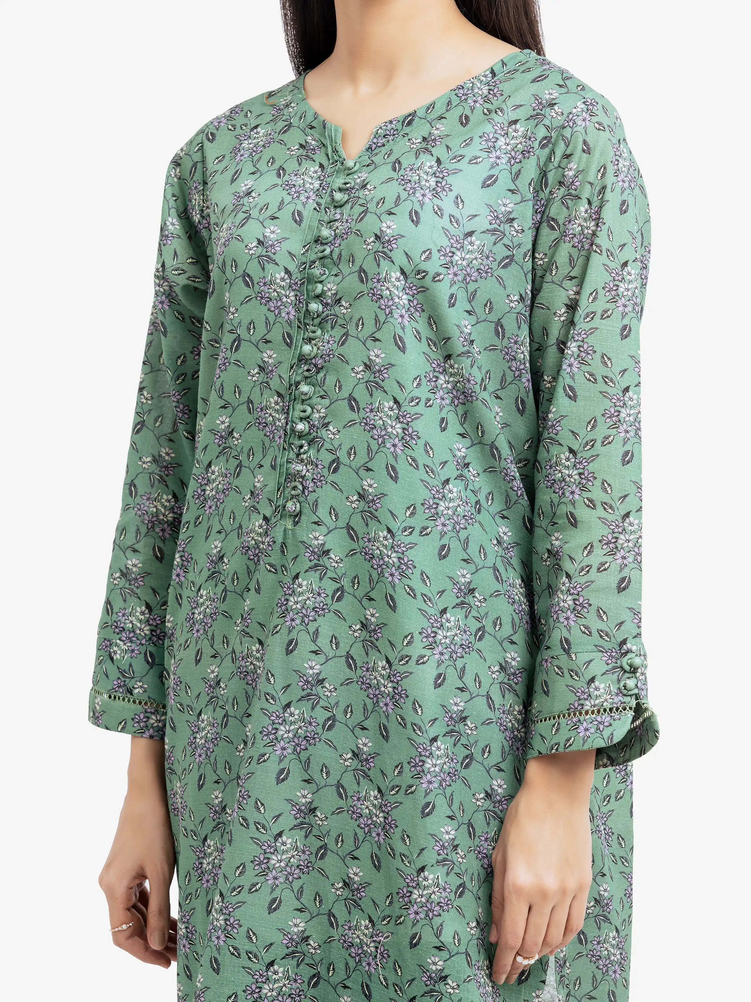 Pret Printed Khaddar Co-ord Set - EWTKP24-81522ST - Image 3