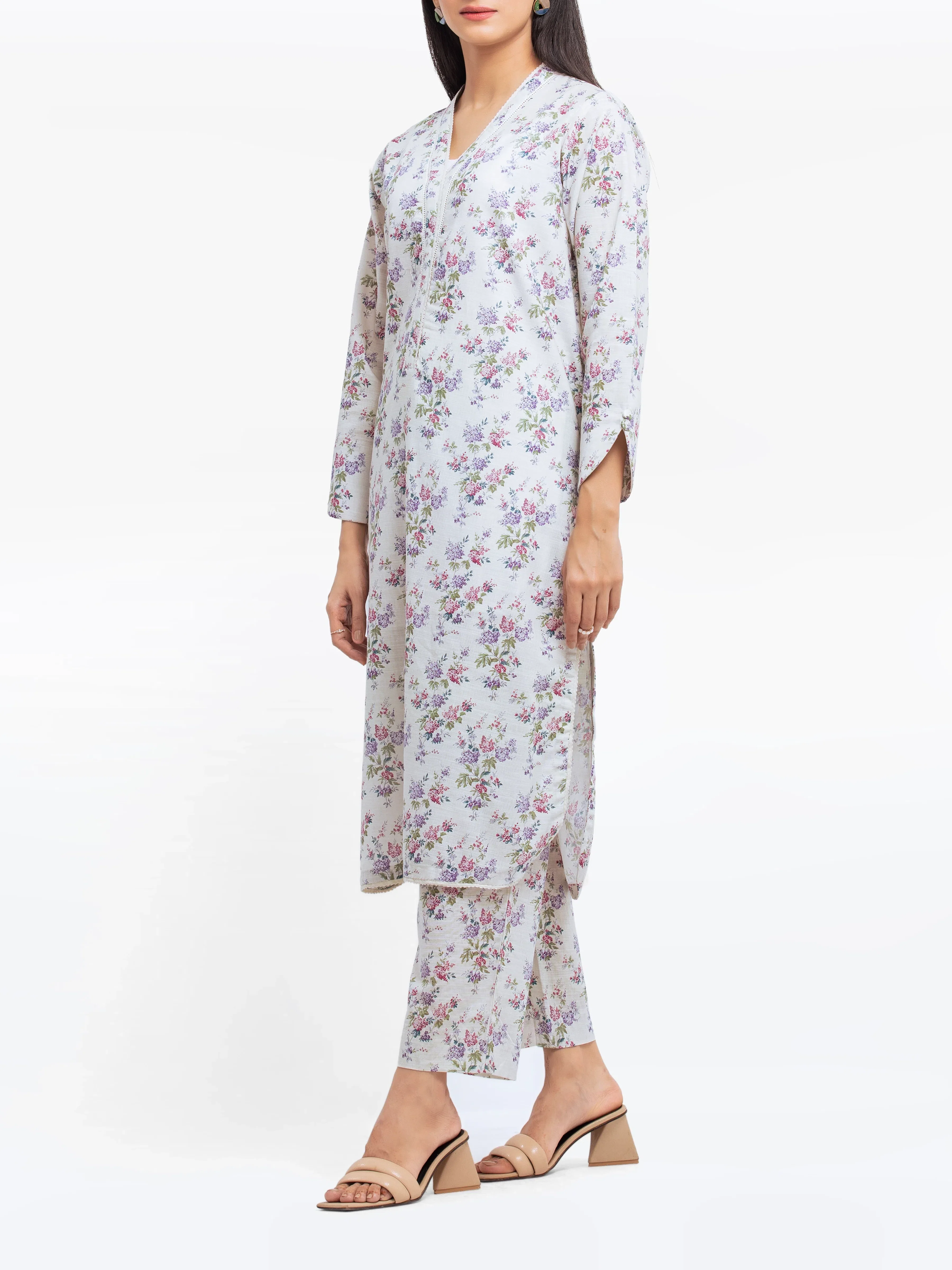Pret Printed Khaddar Co-ord Set - EWTKP24-81528ST - Image 4