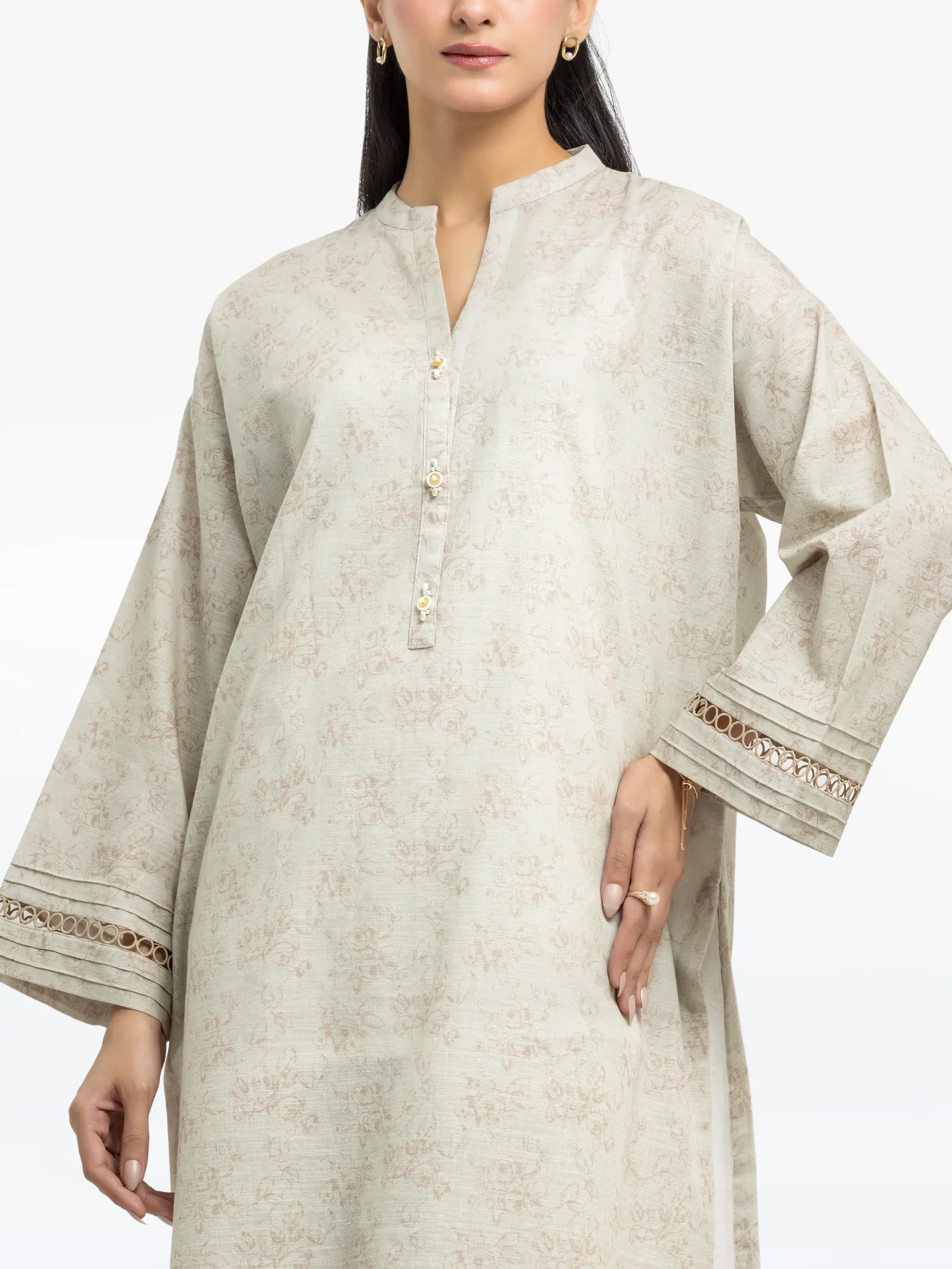 Pret Printed Khaddar Shirt Trouser - EWTKP24-81537ST - Image 2