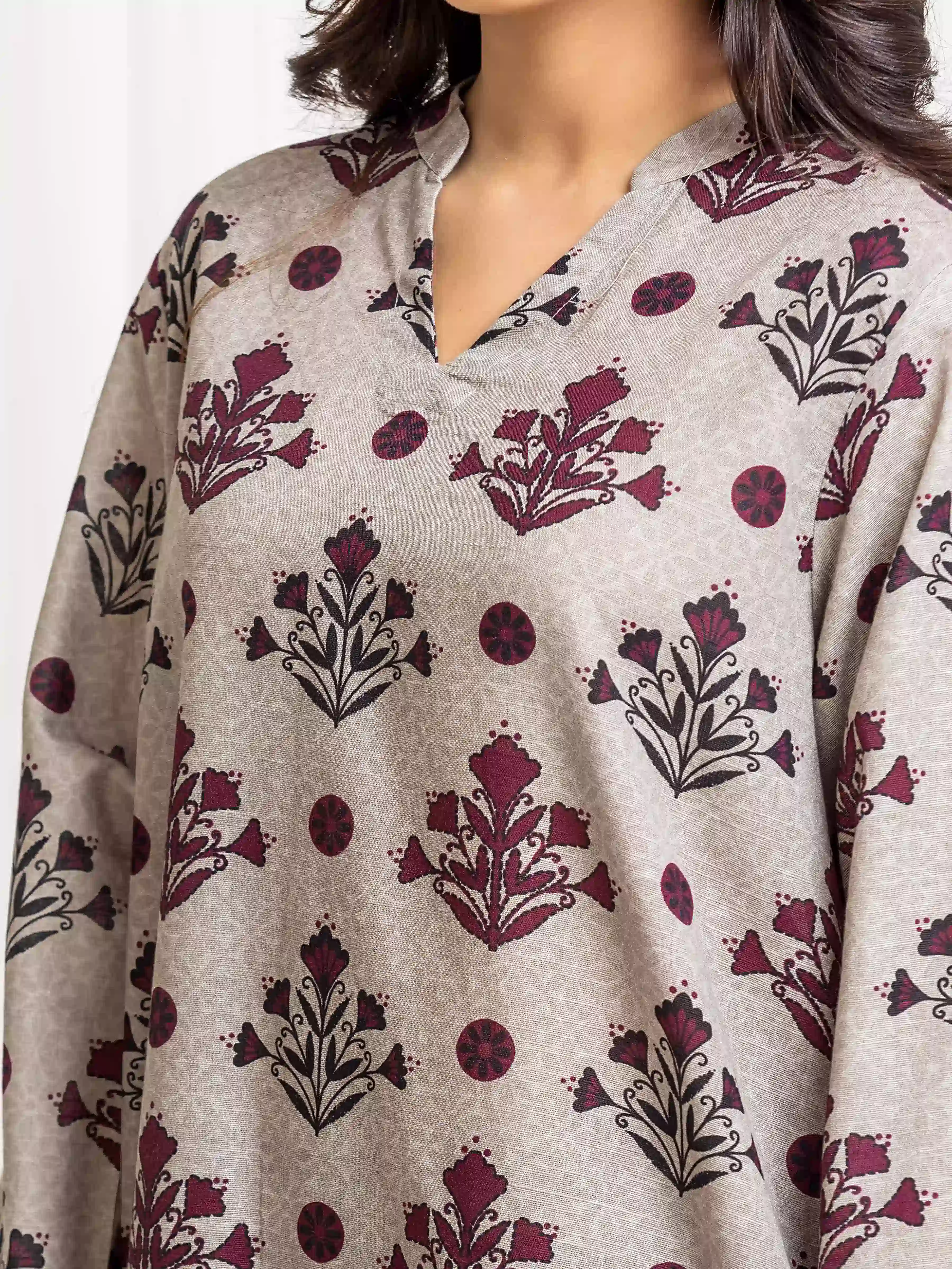 Pret Printed Khaddar Co-ord Set - EWTKP5-83011ST - Image 3