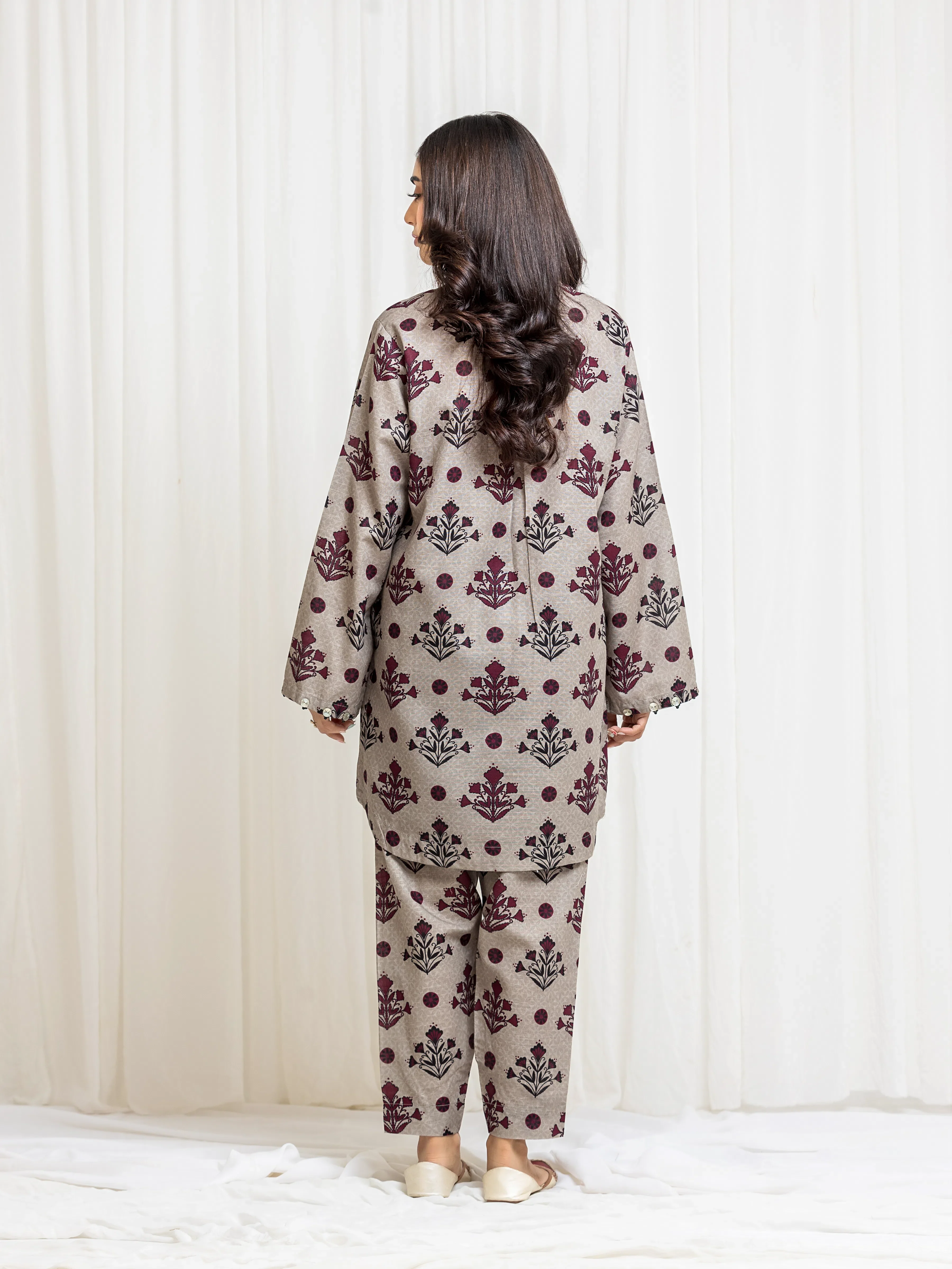 Pret Printed Khaddar Co-ord Set - EWTKP5-83011ST - Image 5