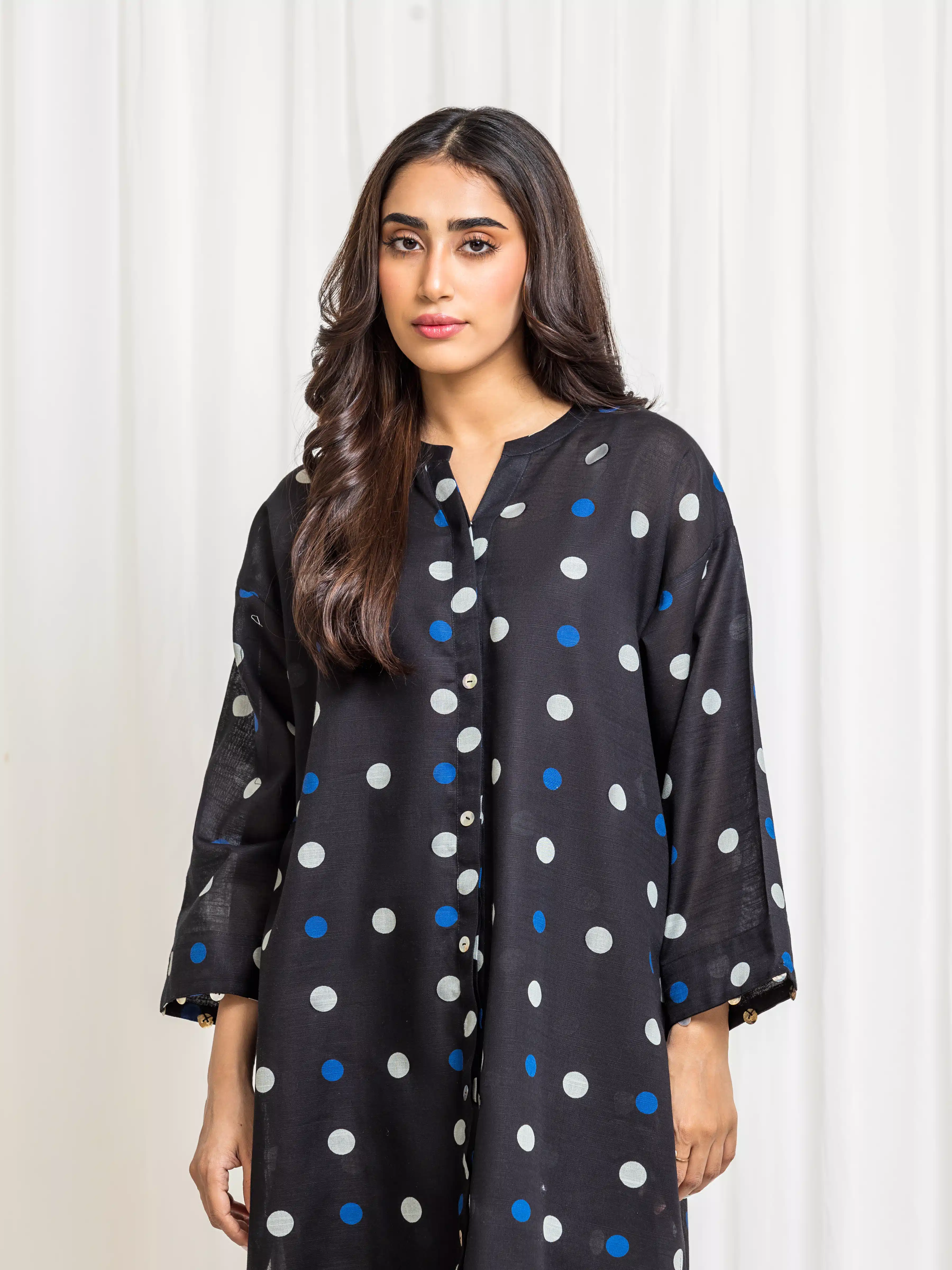 Pret Printed Khaddar Co-ord Set - EWTKP5-83013ST - Image 2