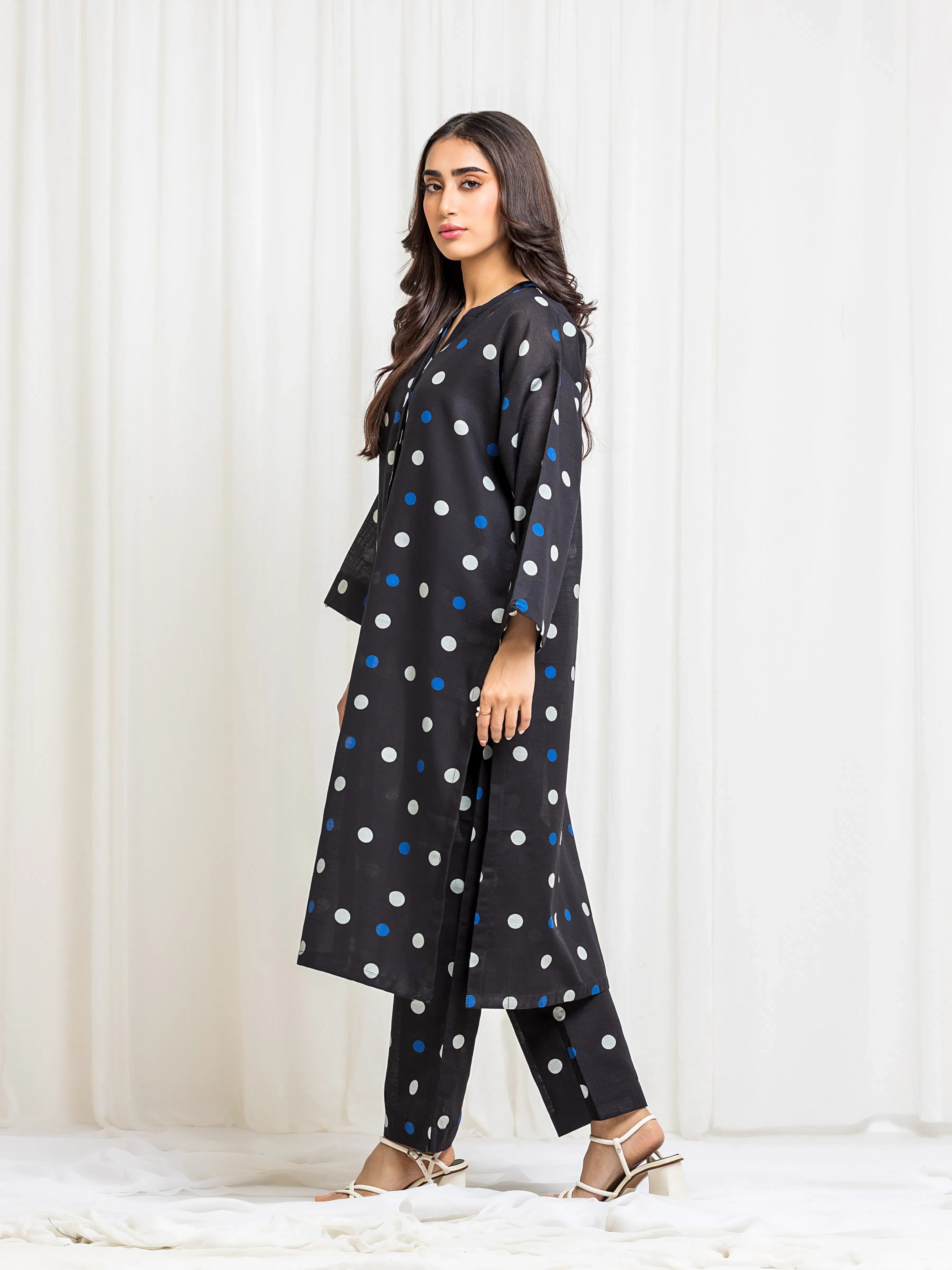 Pret Printed Khaddar Co-ord Set - EWTKP5-83013ST - Image 5