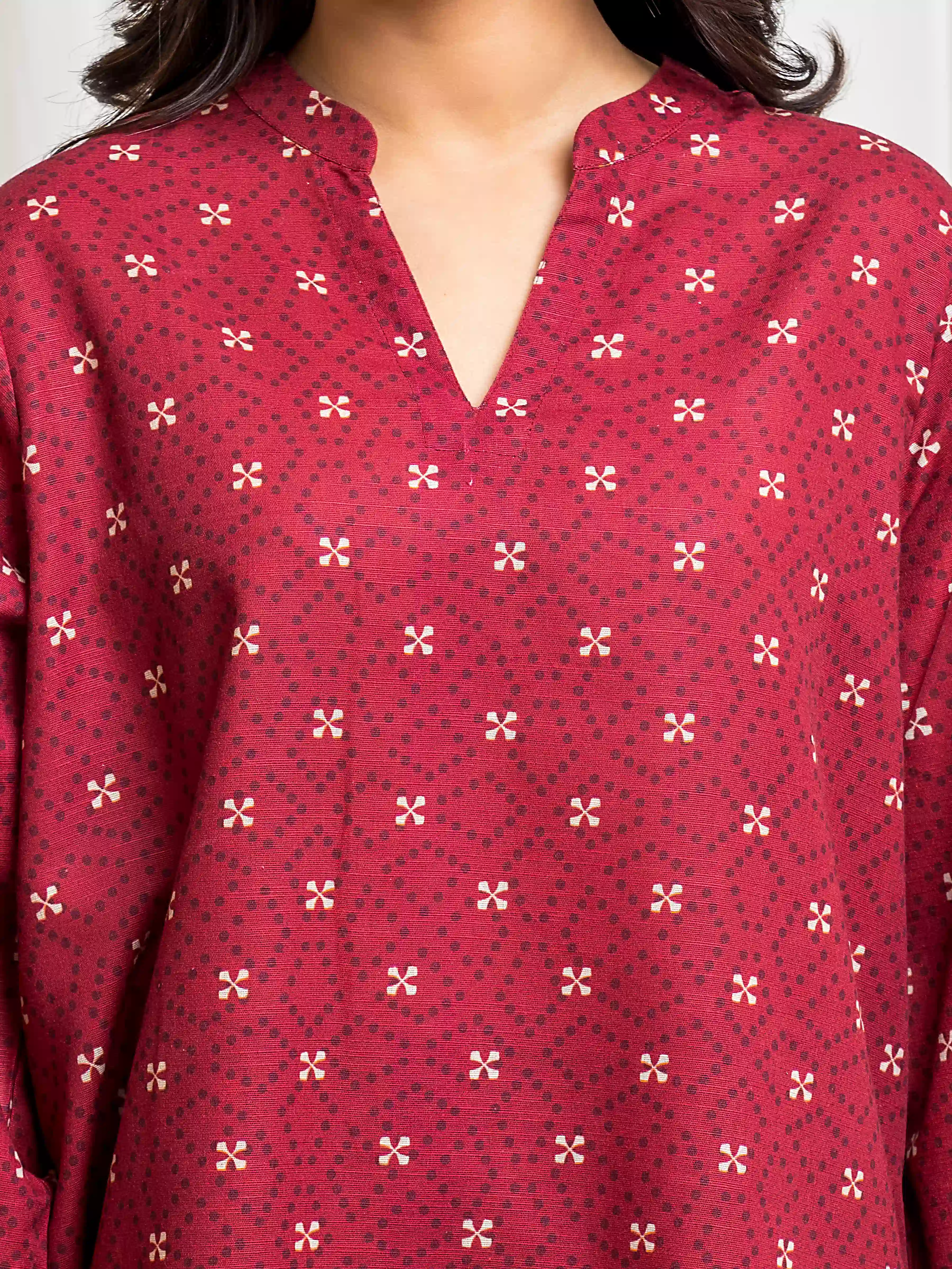 Pret Printed Khaddar Co-Ord Set - EWTKP5-83014ST - Image 3