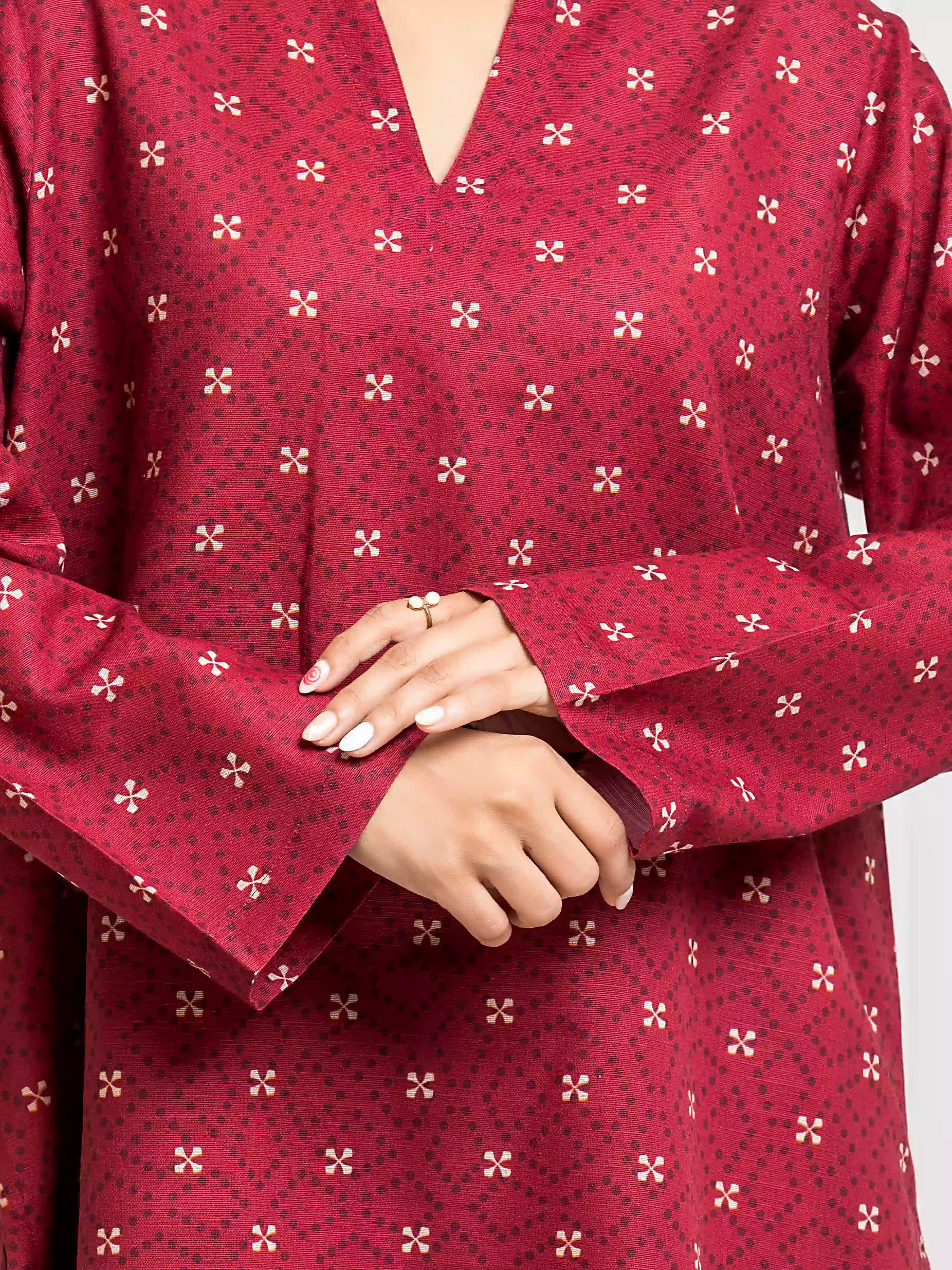 Pret Printed Khaddar Co-Ord Set - EWTKP5-83014ST - Image 4