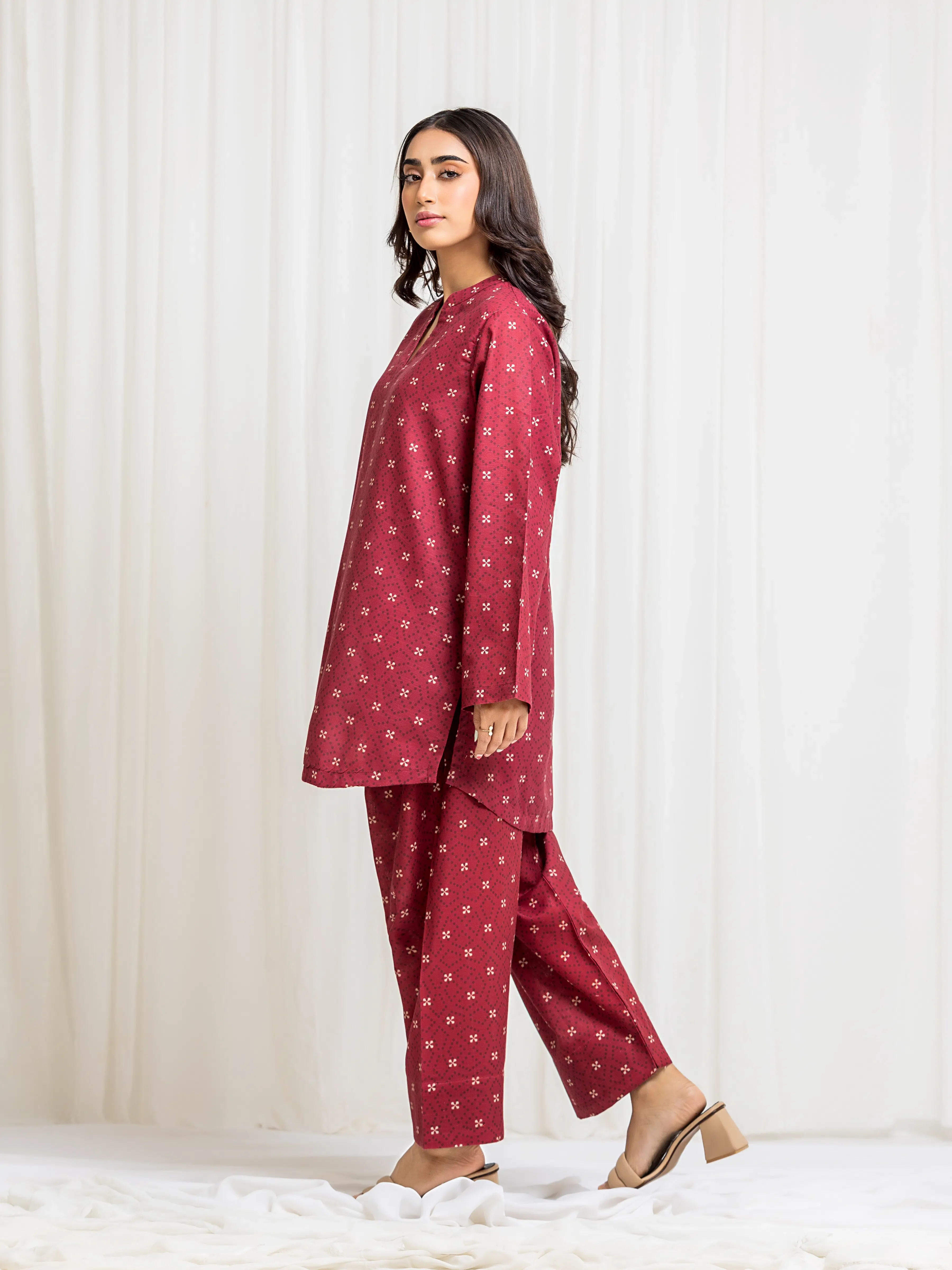 Pret Printed Khaddar Co-Ord Set - EWTKP5-83014ST - Image 5