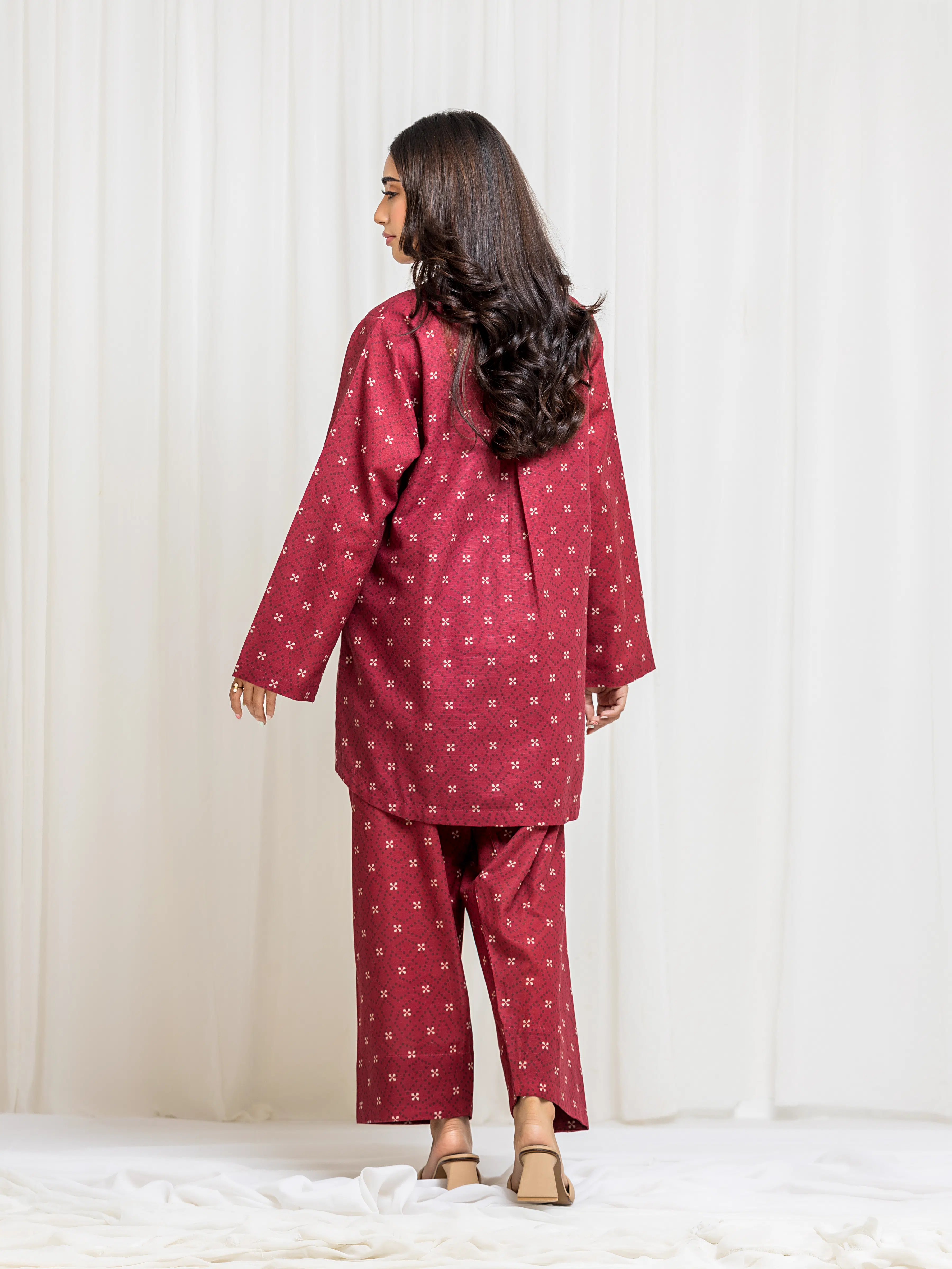 Pret Printed Khaddar Co-Ord Set - EWTKP5-83014ST - Image 6