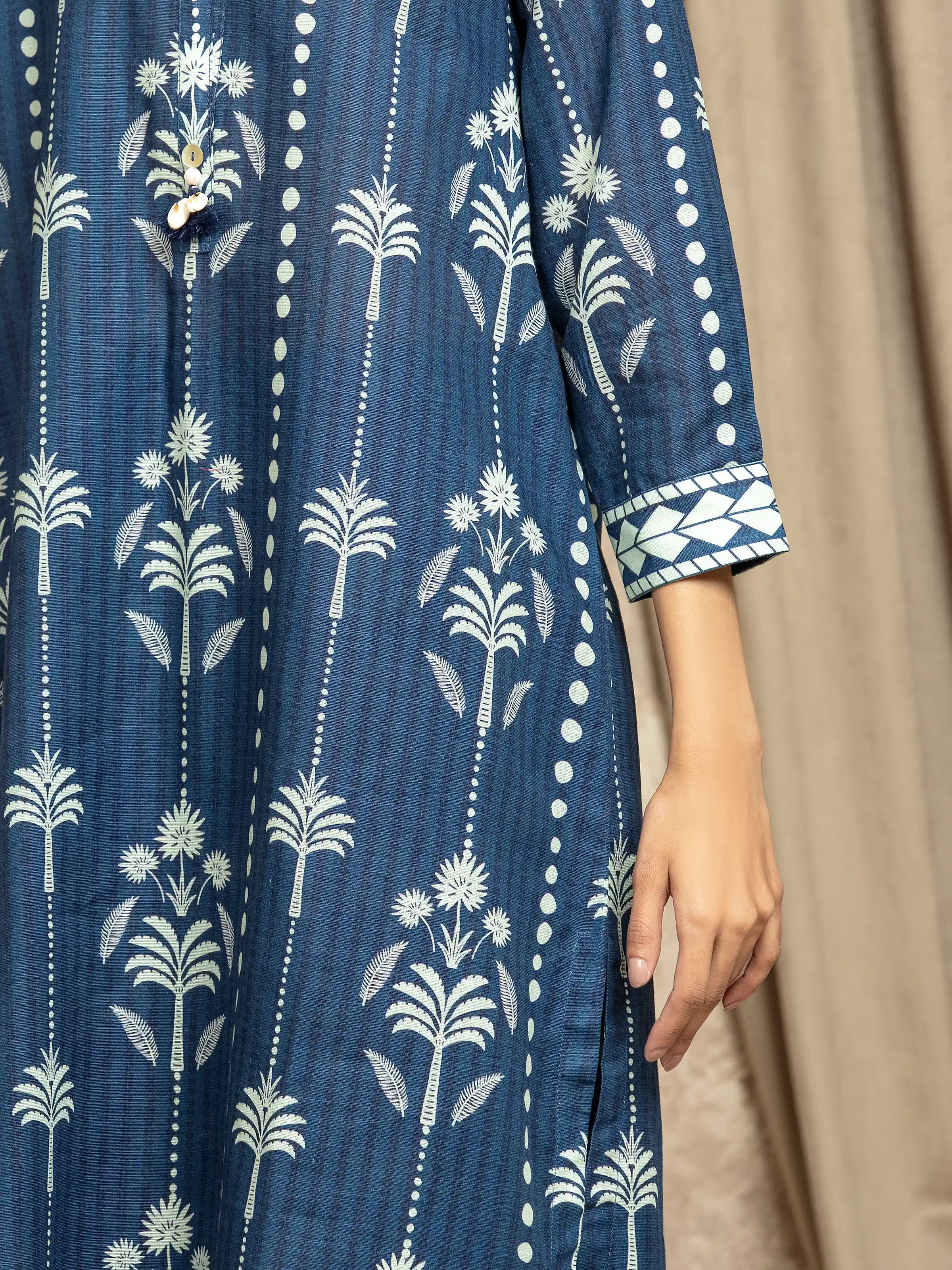 Pret Printed Khaddar Co-ord Set - EWTKP5-84027ST - Image 3