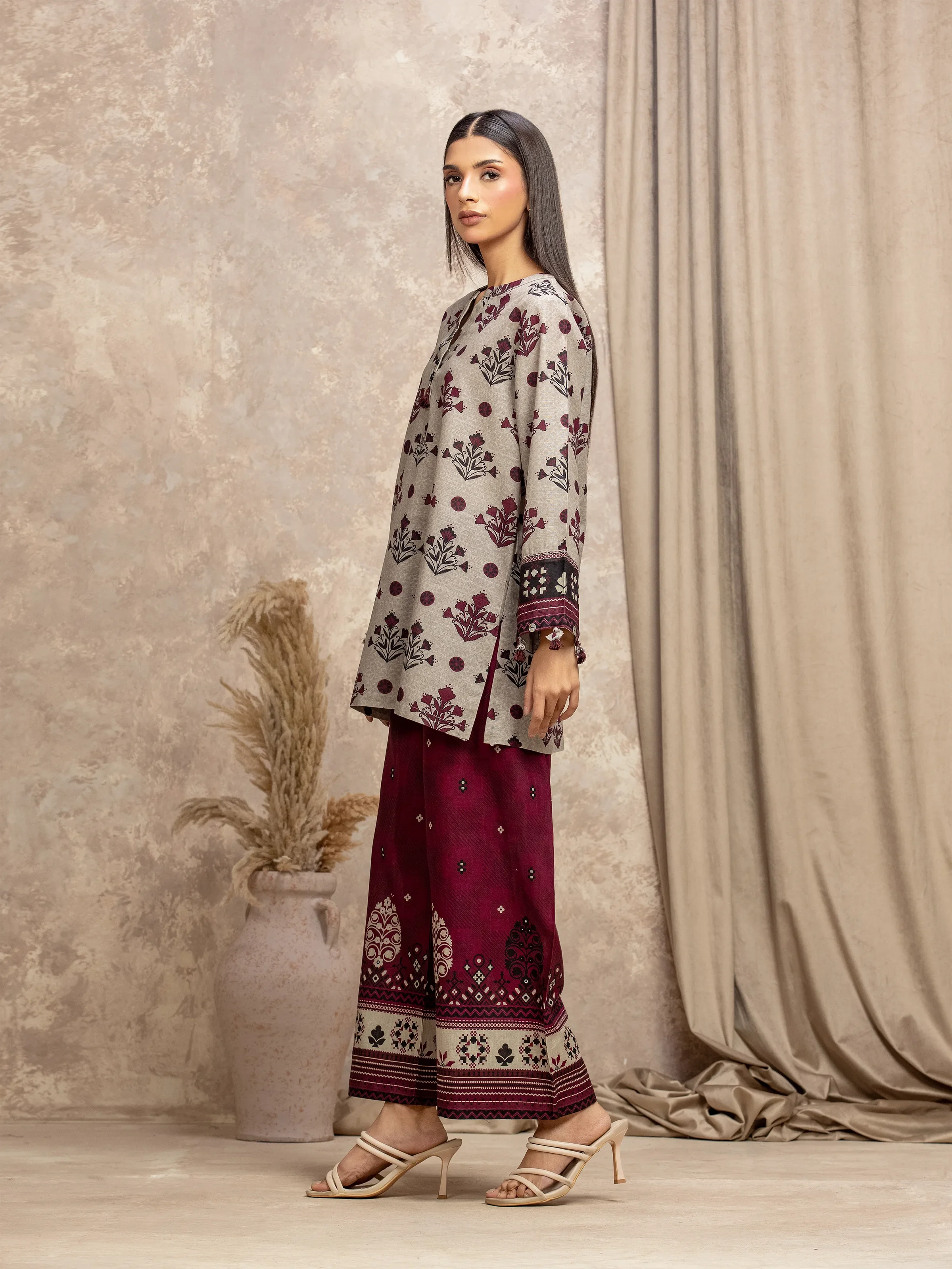 Pret Printed Khaddar Co-Ord Set - EWTKP5-84034ST - Image 4