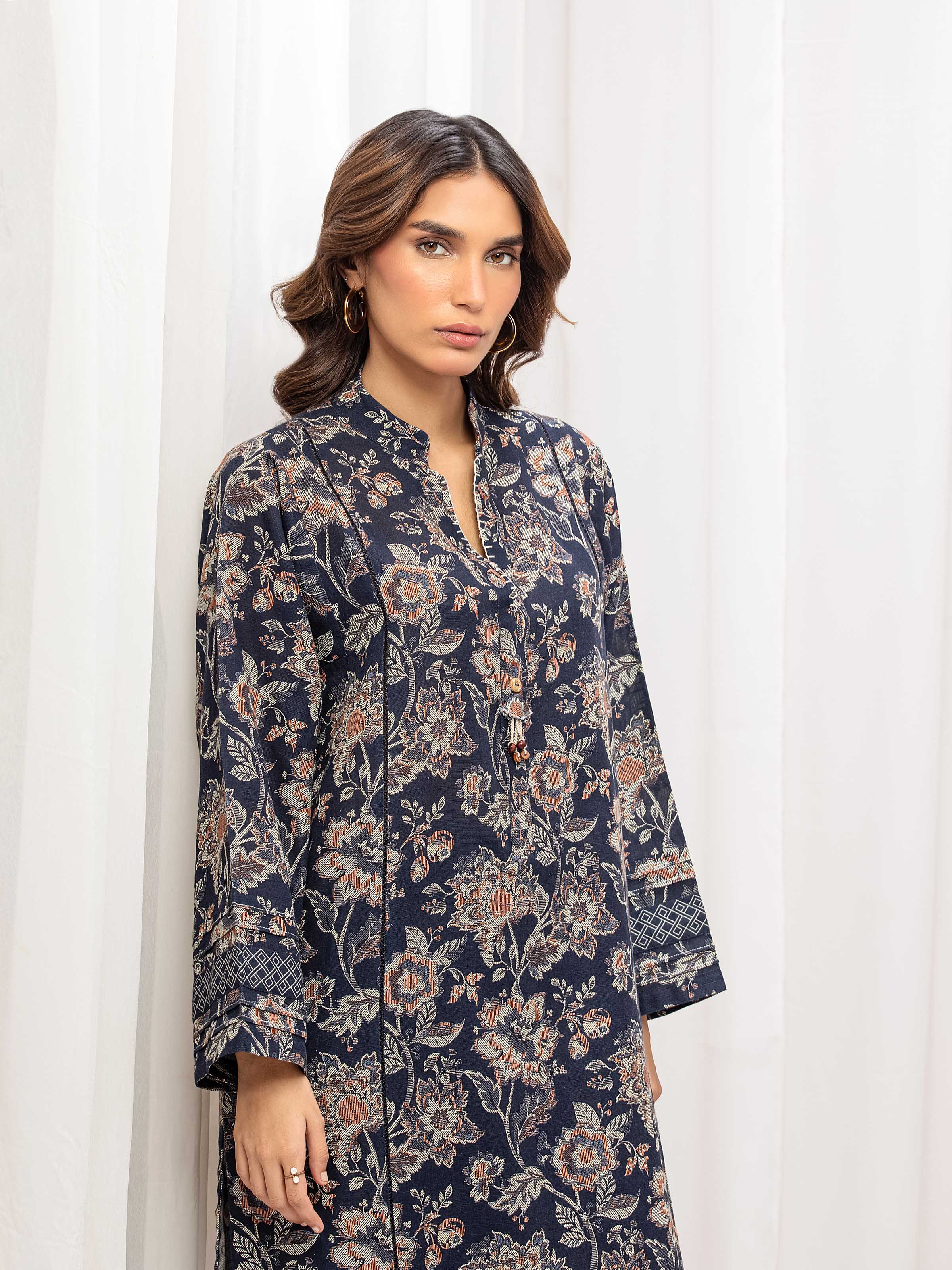 Pret Printed Khaddar Co-ord Set - EWTKP5-84037ST - Image 2