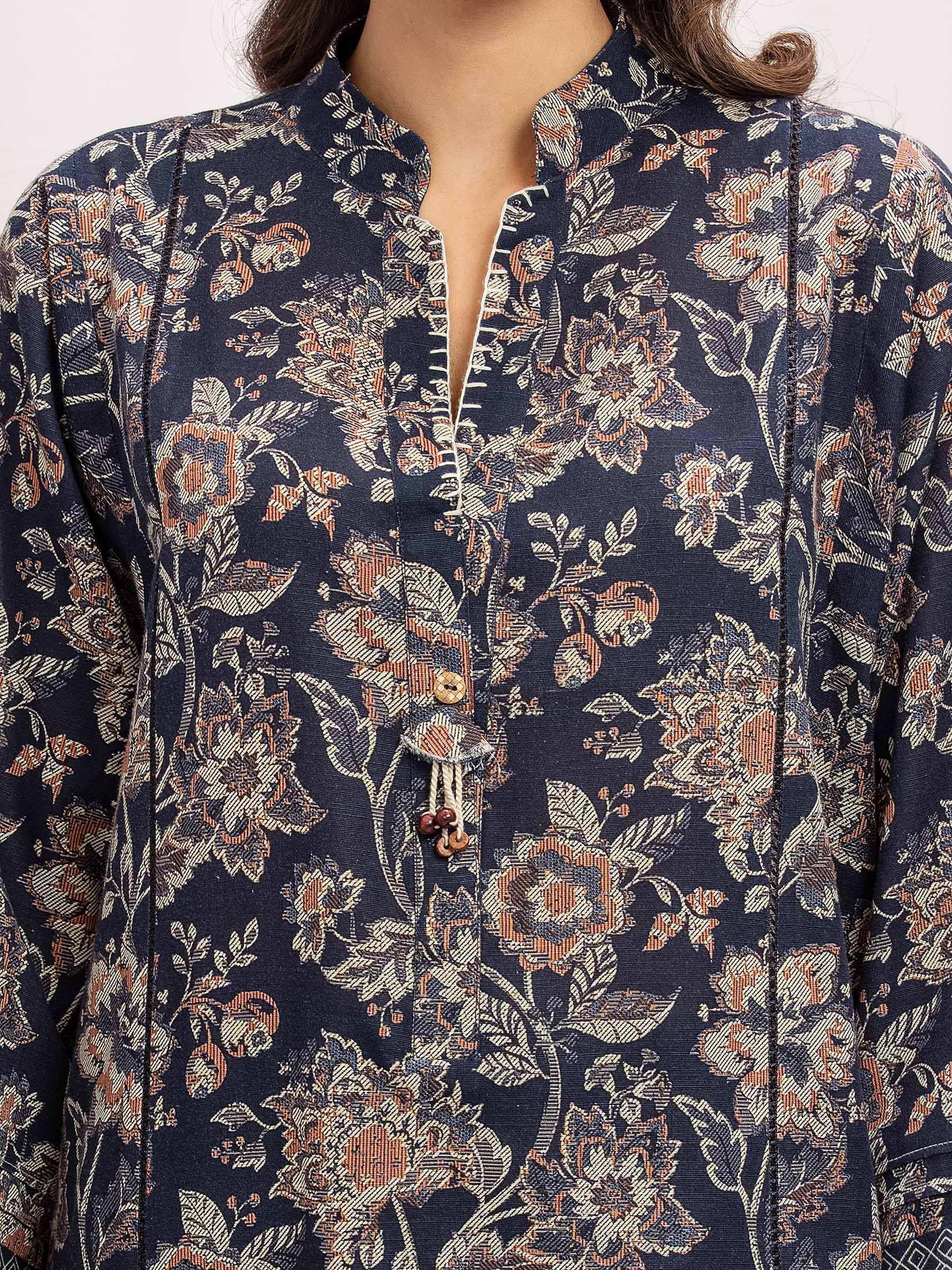 Pret Printed Khaddar Co-ord Set - EWTKP5-84037ST - Image 4
