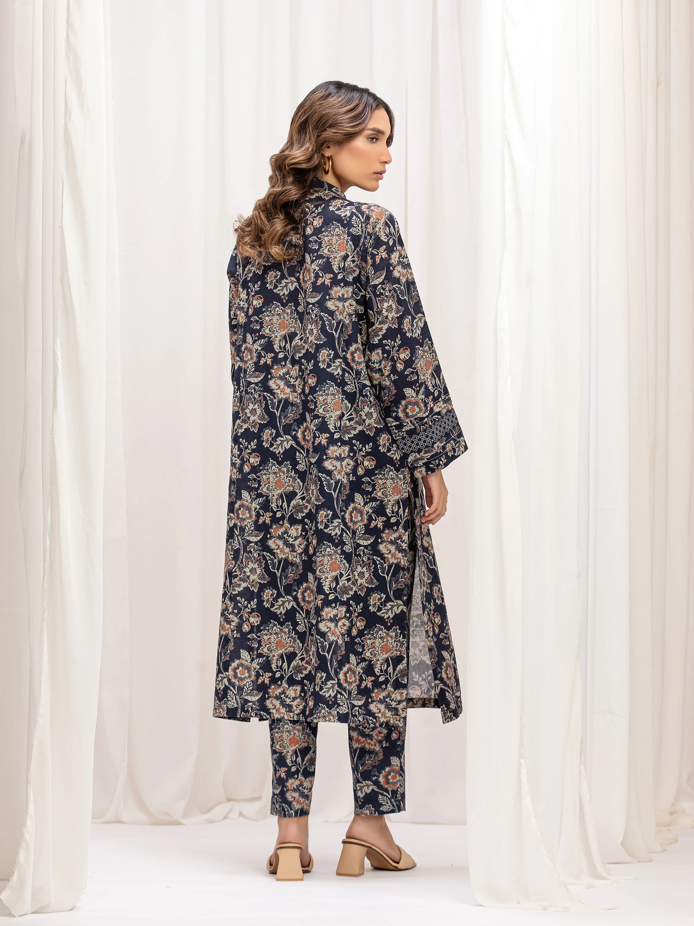 Pret Printed Khaddar Co-ord Set - EWTKP5-84037ST - Image 6