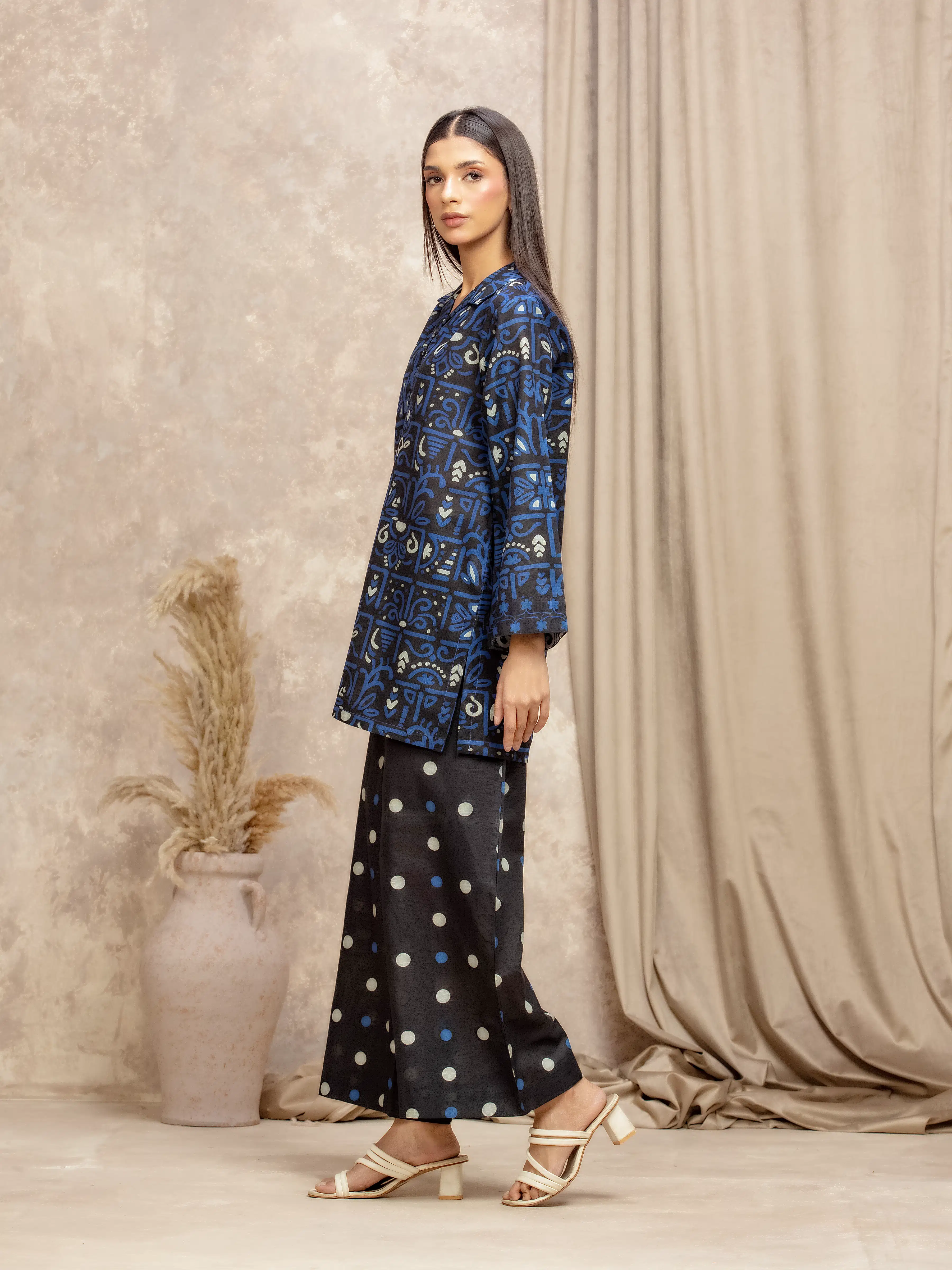 Pret Printed Khaddar Co-Ord Set - EWTKP5-84038ST - Image 4