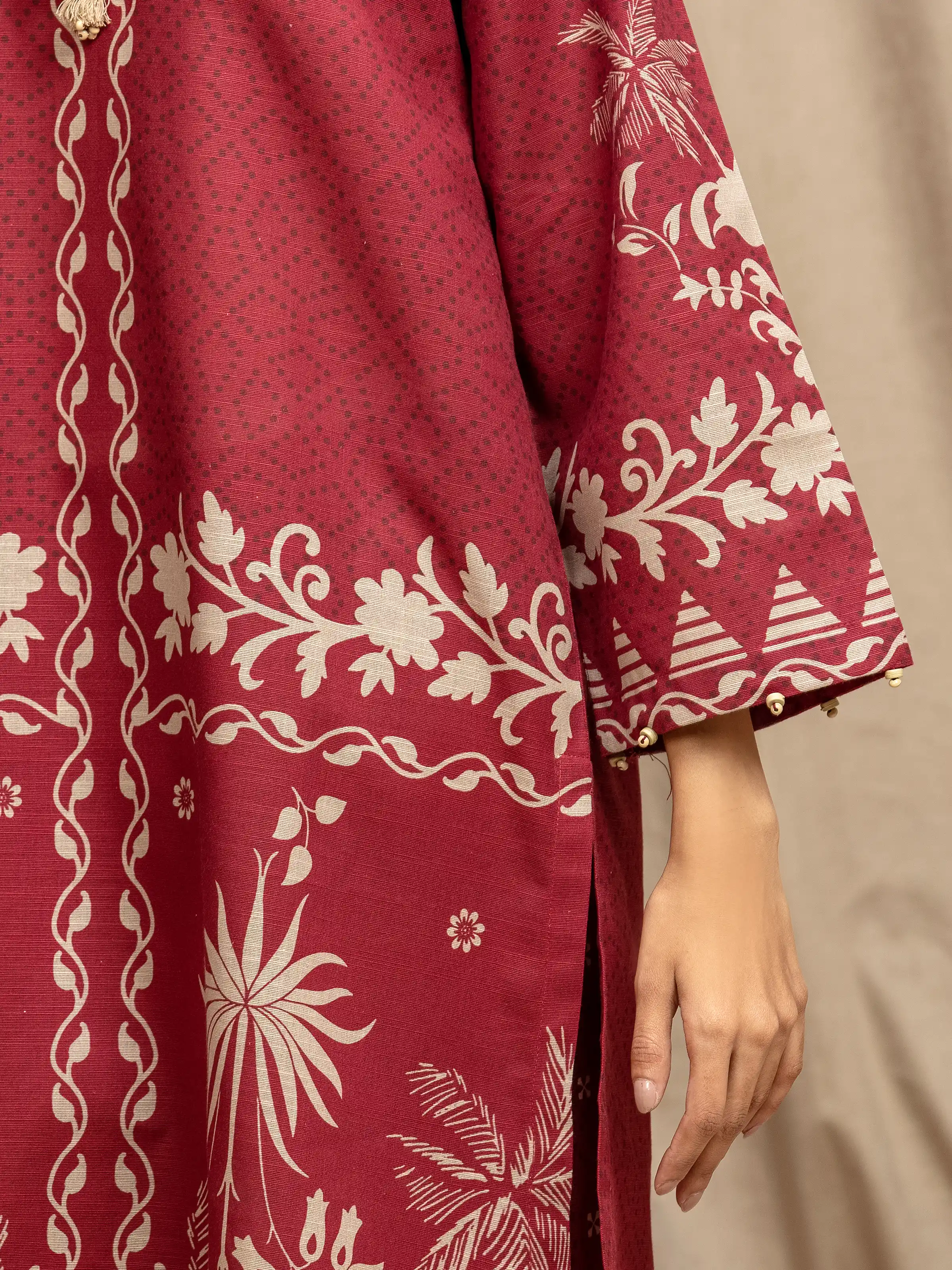 Pret Printed Khaddar Co-Ord Set - EWTKP5-84040ST - Image 3