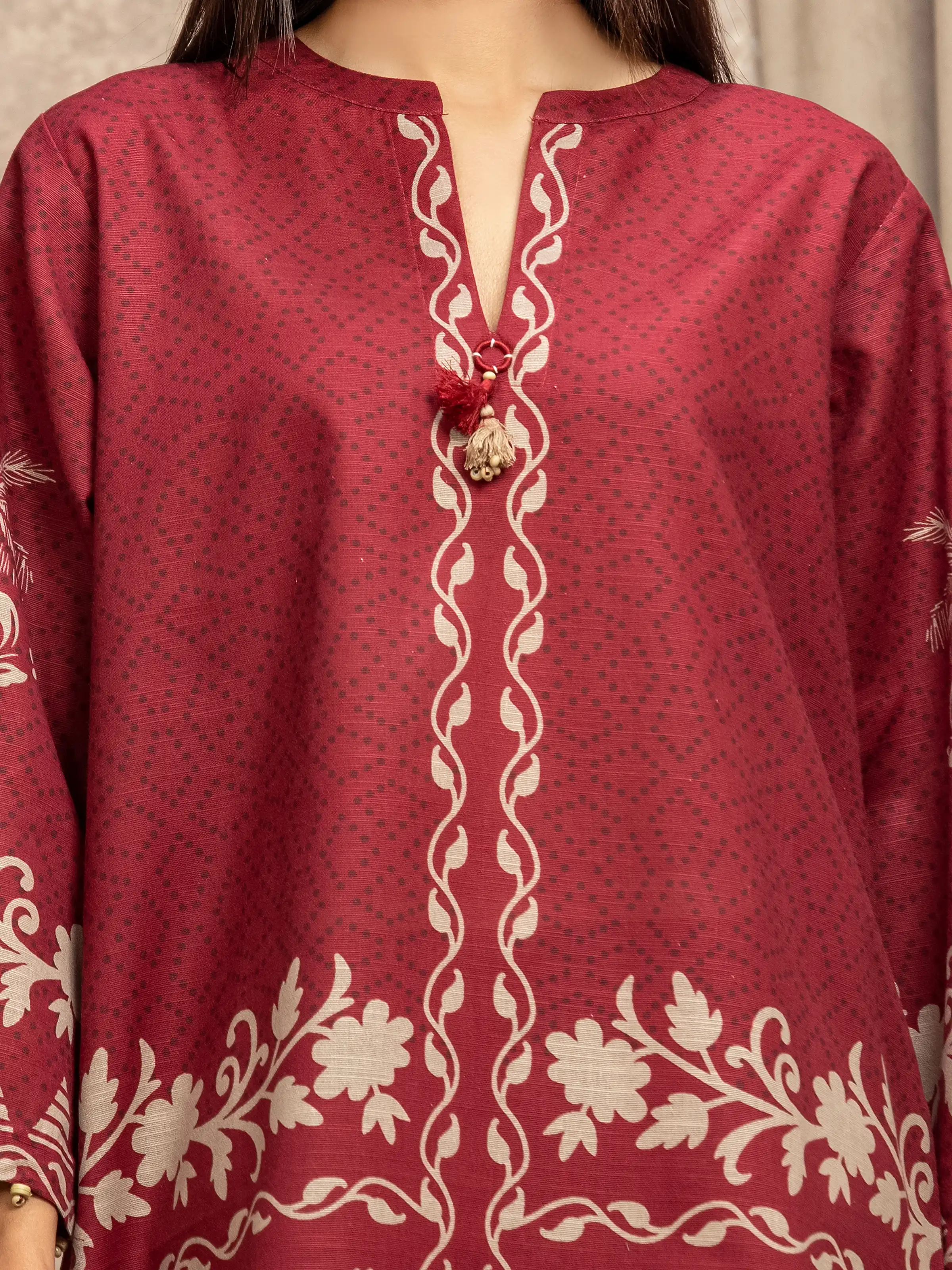 Pret Printed Khaddar Co-Ord Set - EWTKP5-84040ST - Image 4