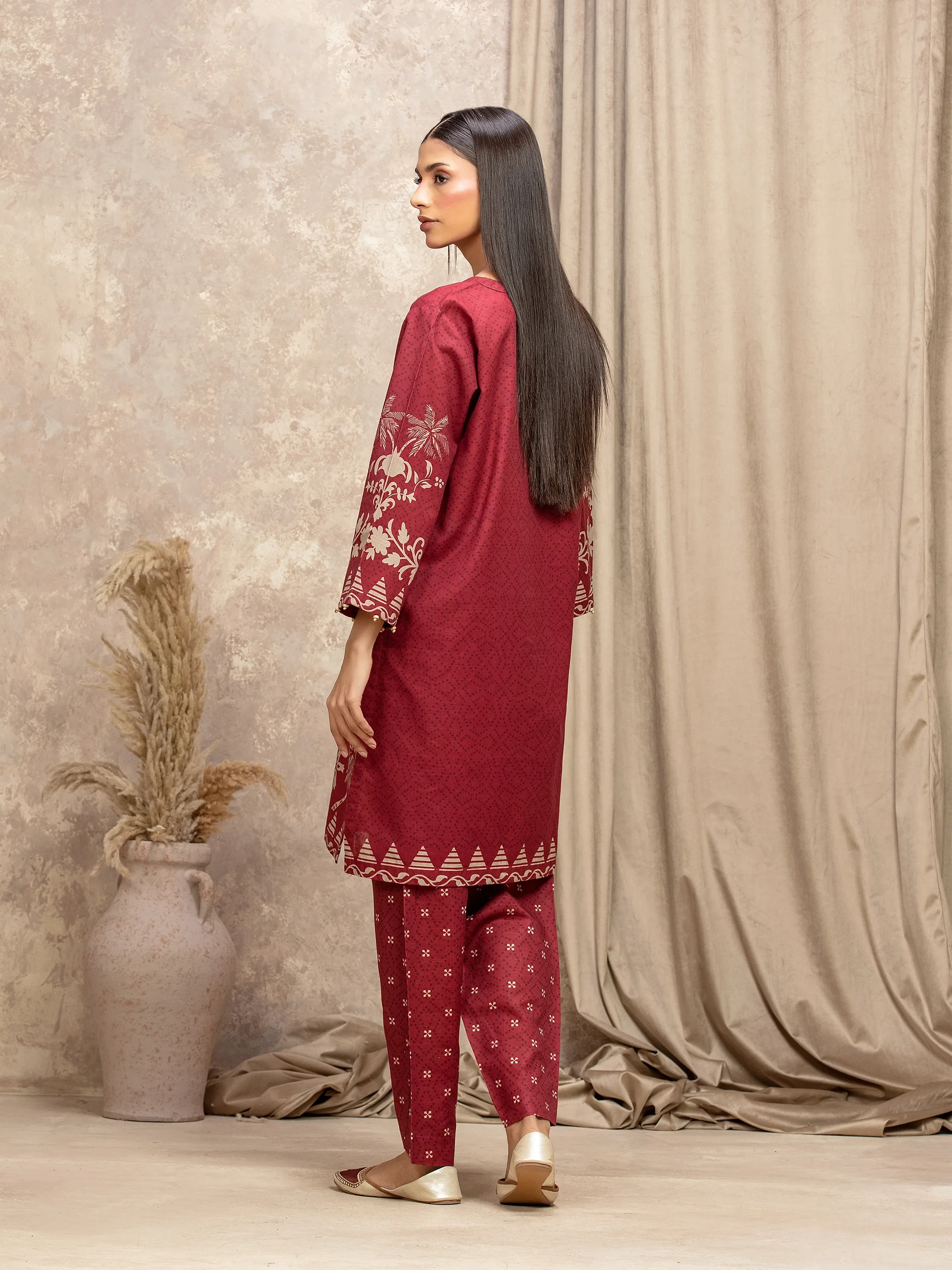 Pret Printed Khaddar Co-Ord Set - EWTKP5-84040ST - Image 5