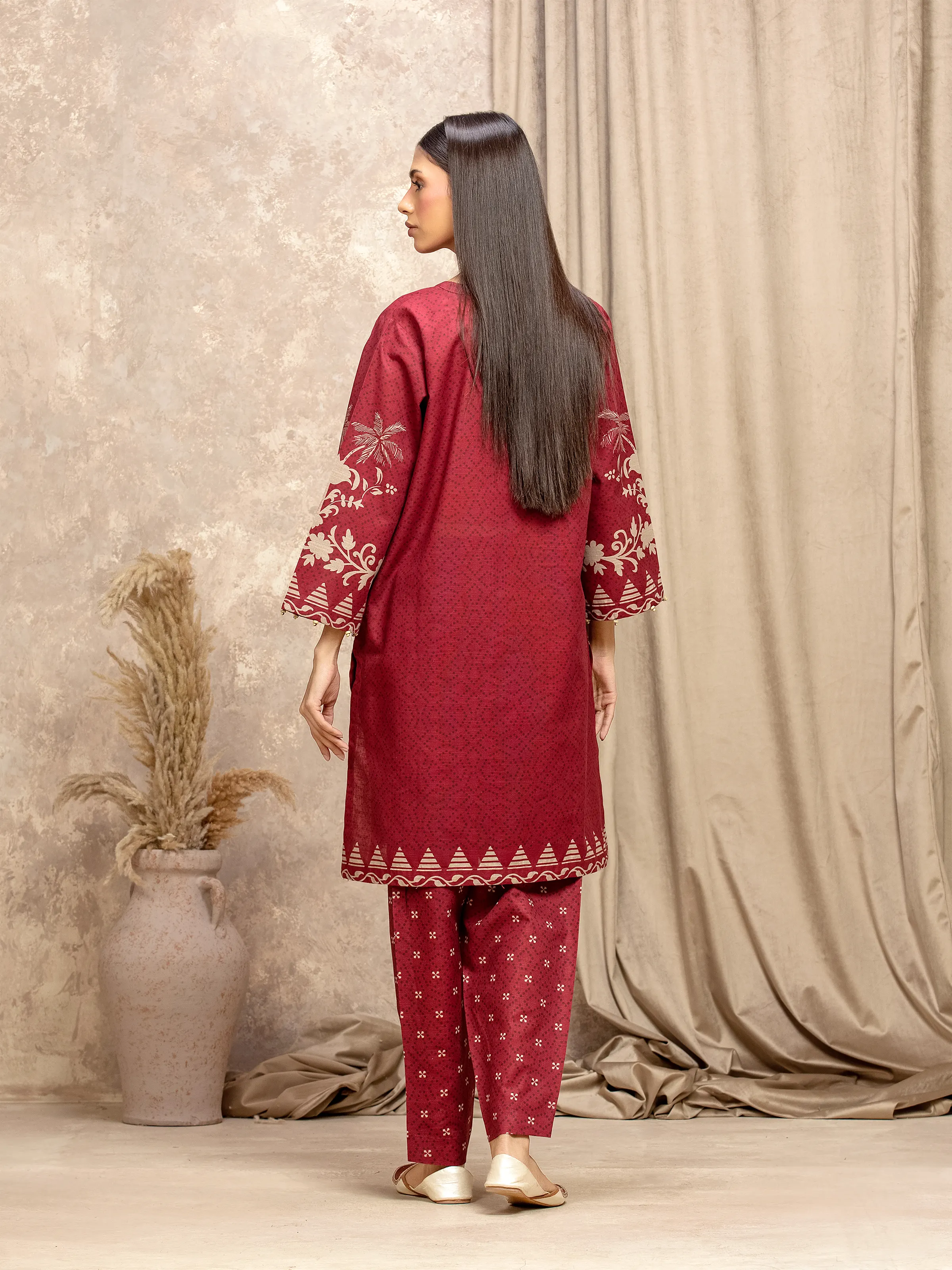 Pret Printed Khaddar Co-Ord Set - EWTKP5-84040ST - Image 6