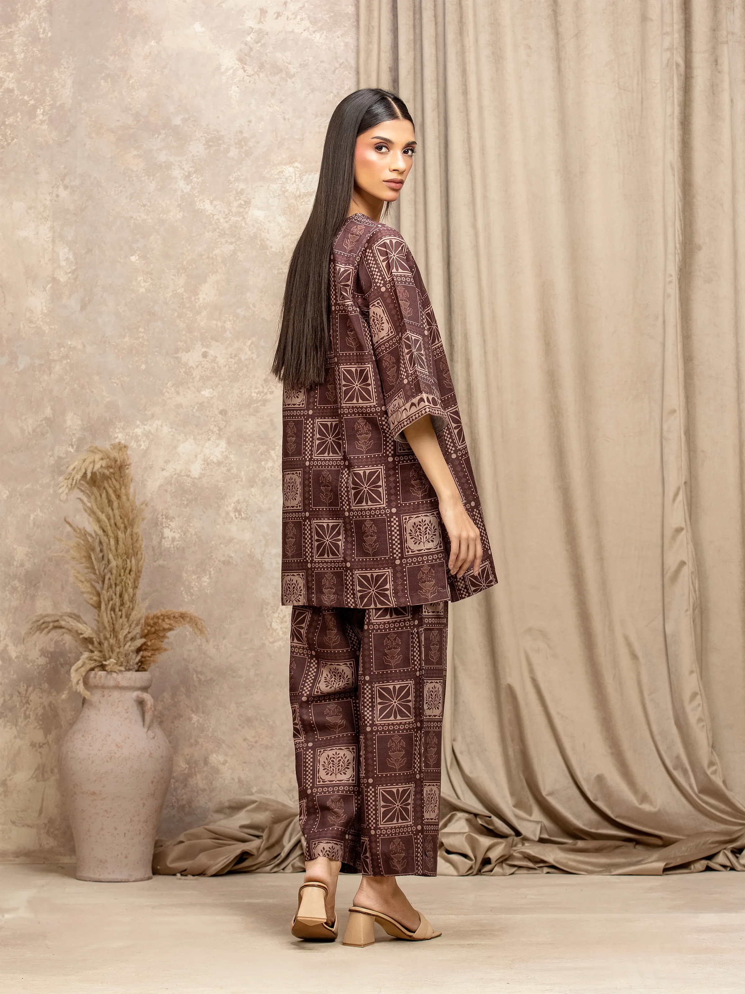 Pret Printed Khaddar Co-ord Set - EWTKP5-84041ST - Image 5