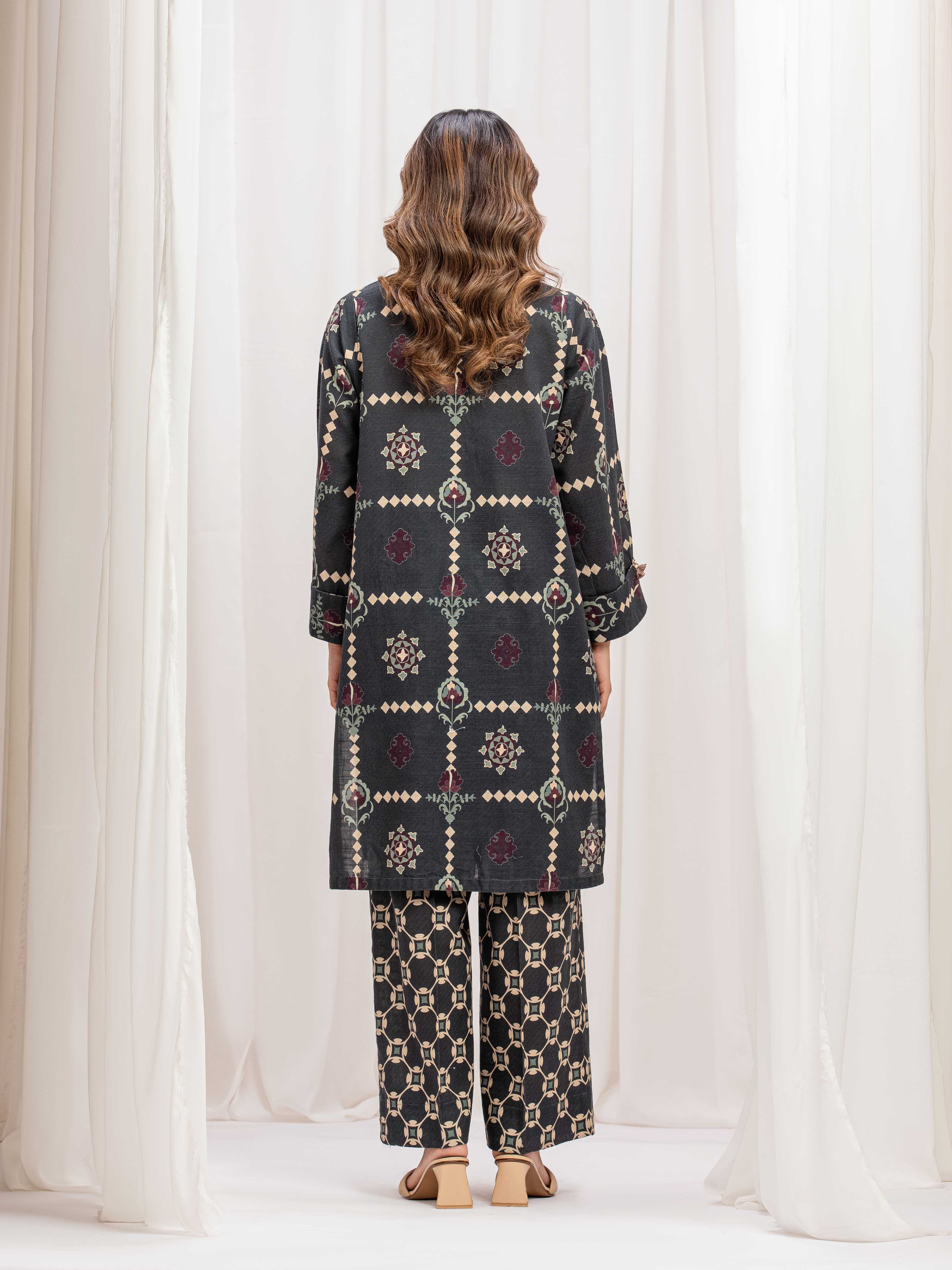 Pret Printed Khaddar Co-Ord Set - EWTKP5-84042ST - Image 5