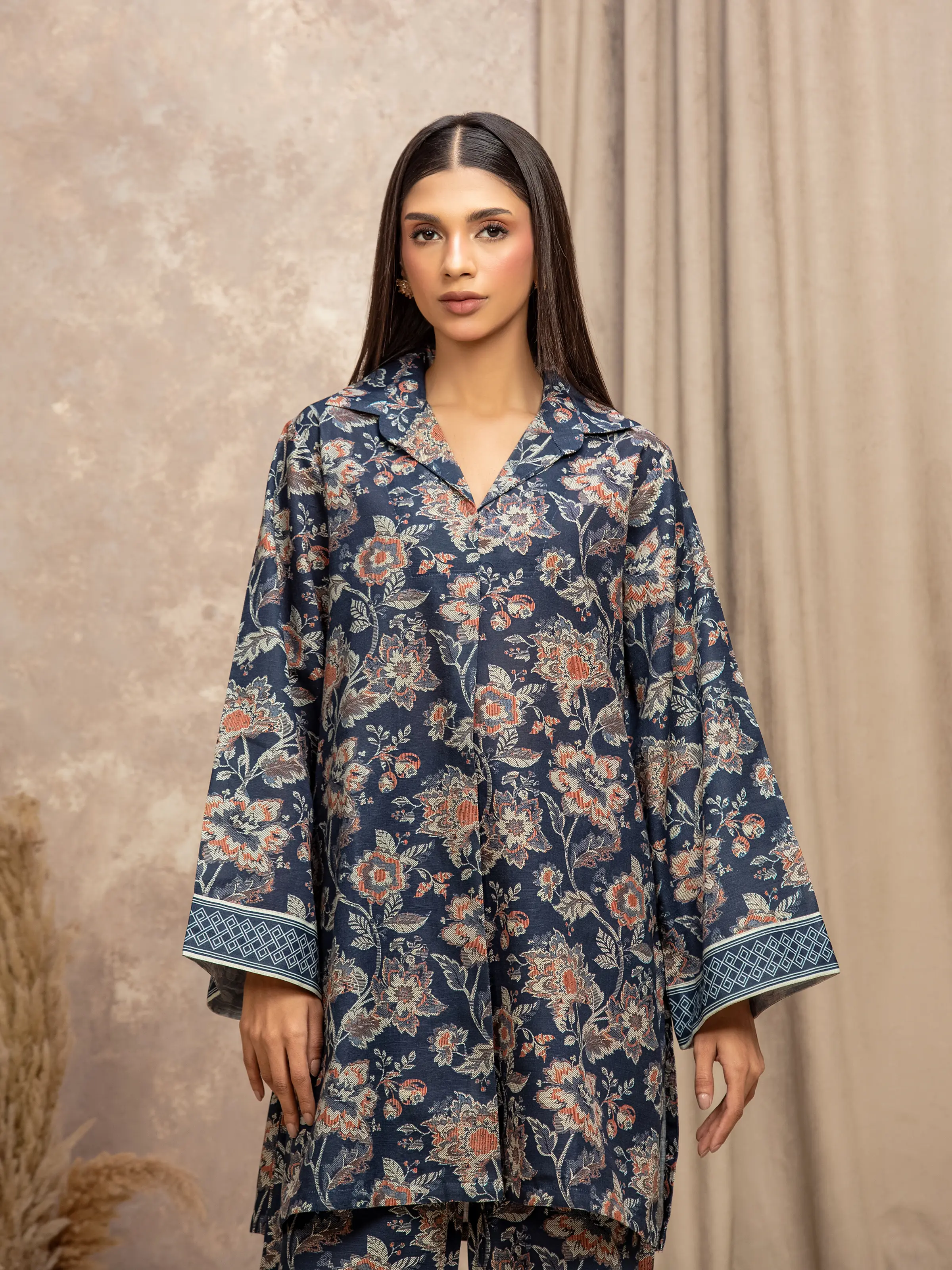 Pret Printed Khaddar Co-ord Set - EWTKP5-84087ST - Image 2