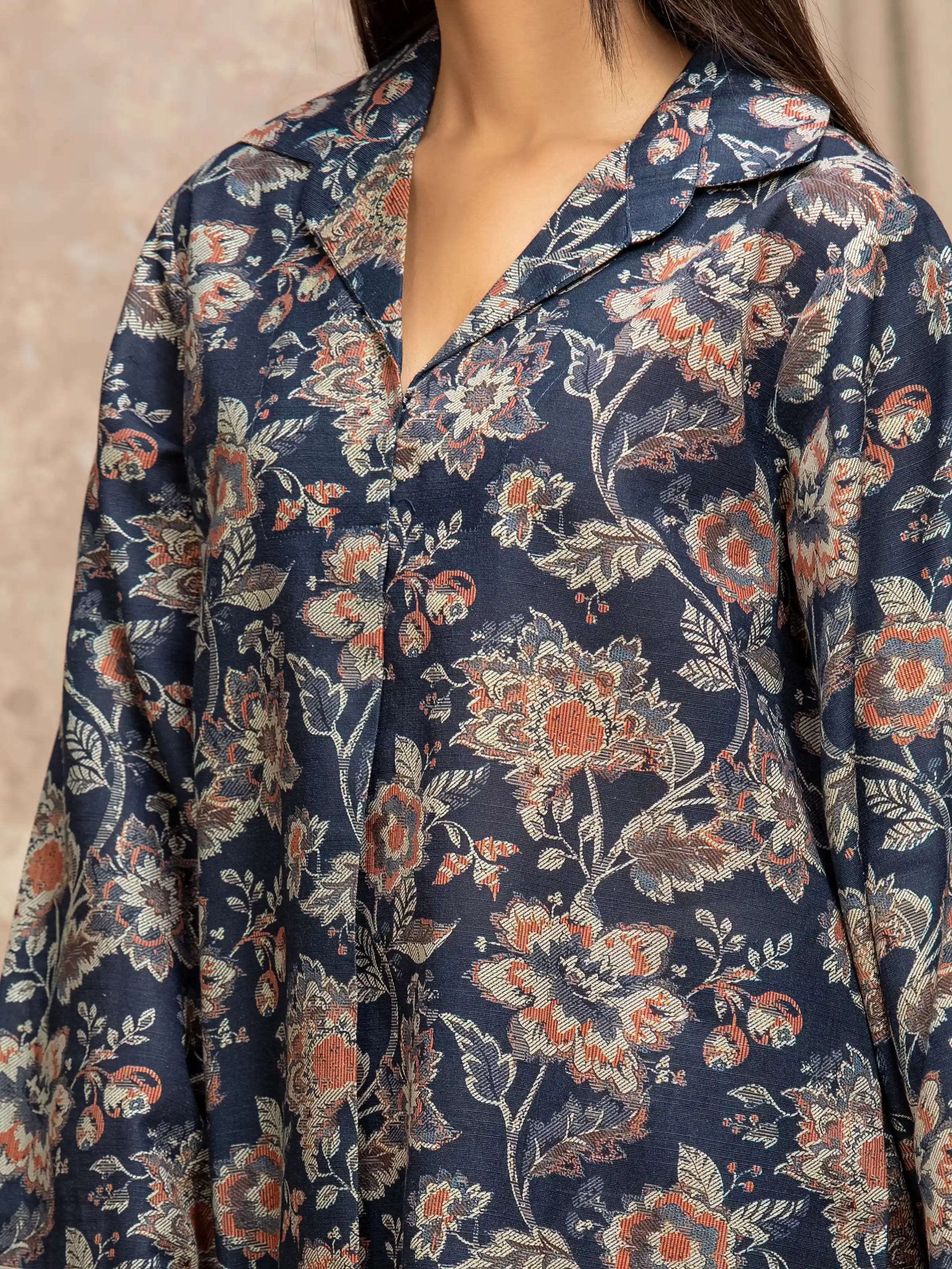 Pret Printed Khaddar Co-ord Set - EWTKP5-84087ST - Image 3
