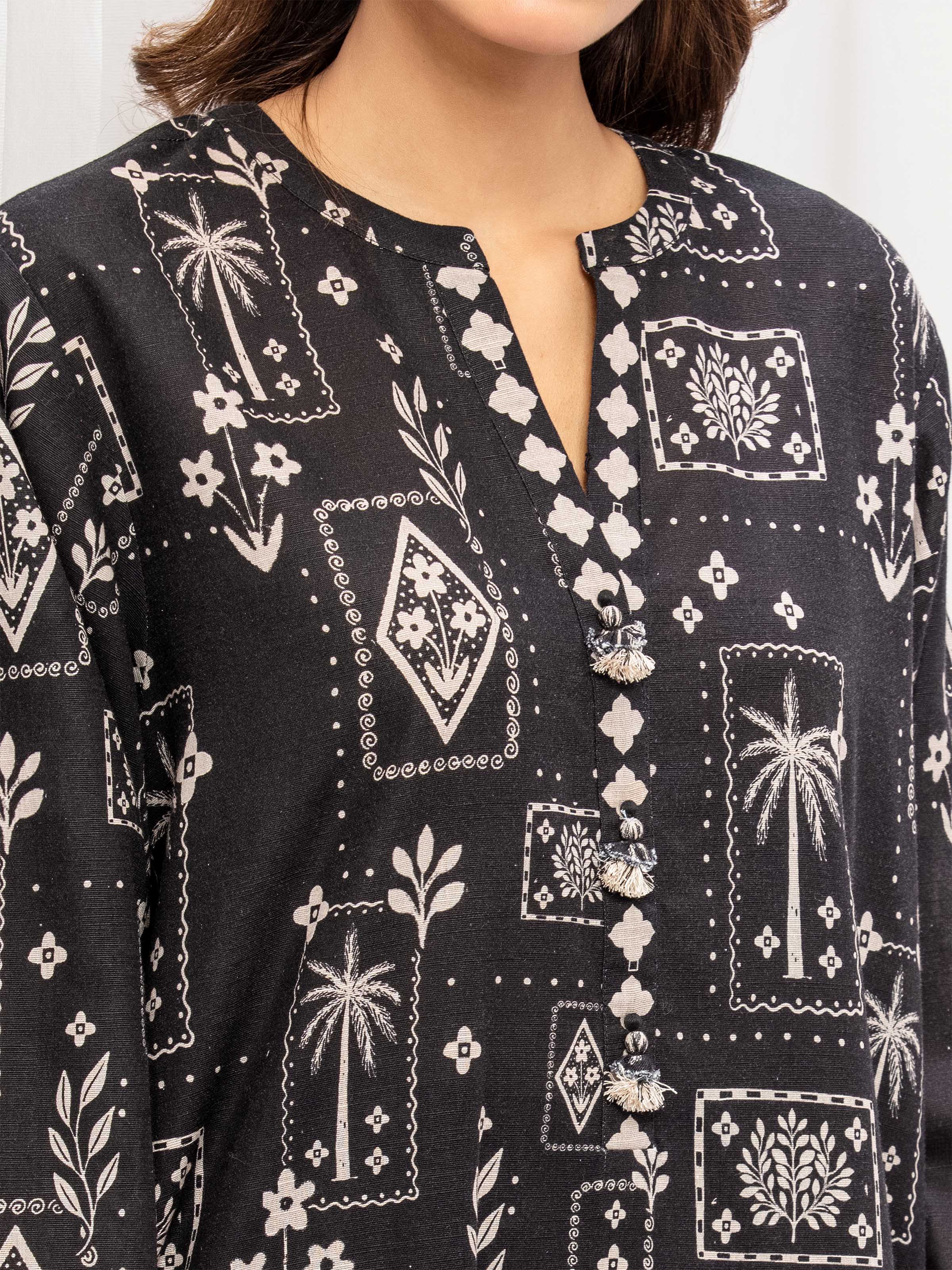 Pret Printed Khaddar Co-ord Set - EWTKP5-84088ST - Image 3