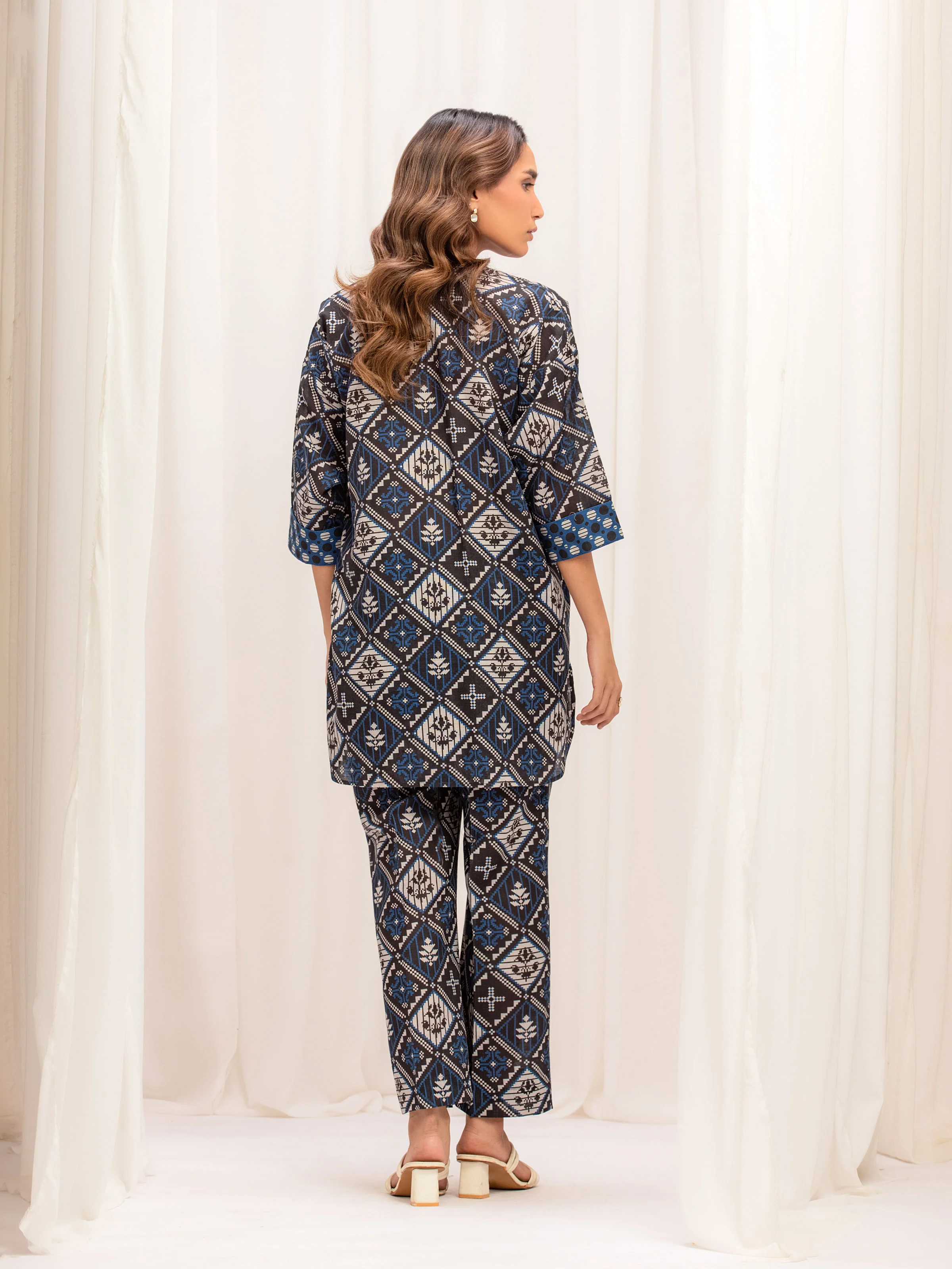 Pret Printed Khaddar Co-ord Set - EWTKP5-84089ST - Image 6