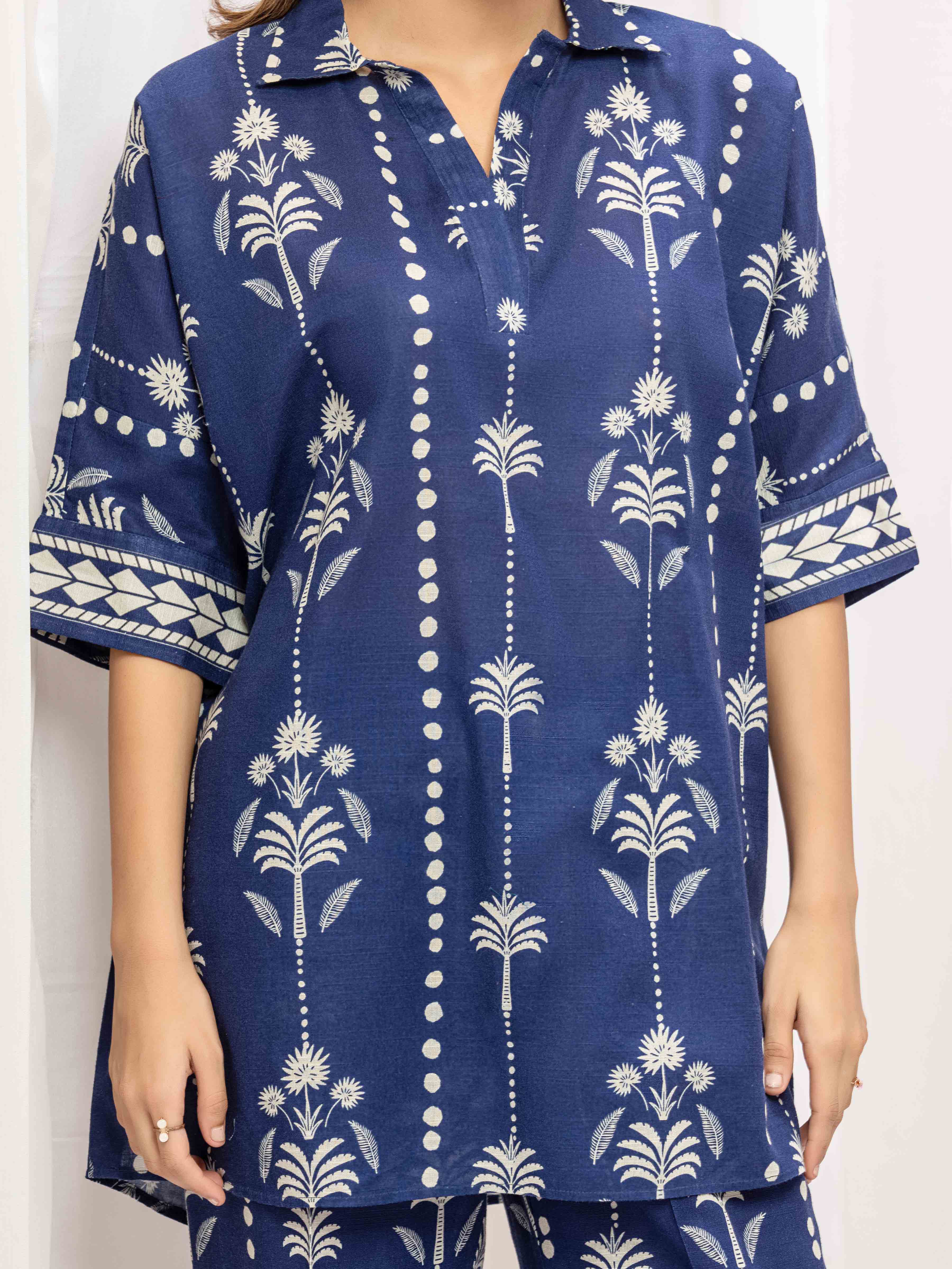 Pret Printed Khaddar Co-ord Set - EWTKP5-84091ST - Image 3