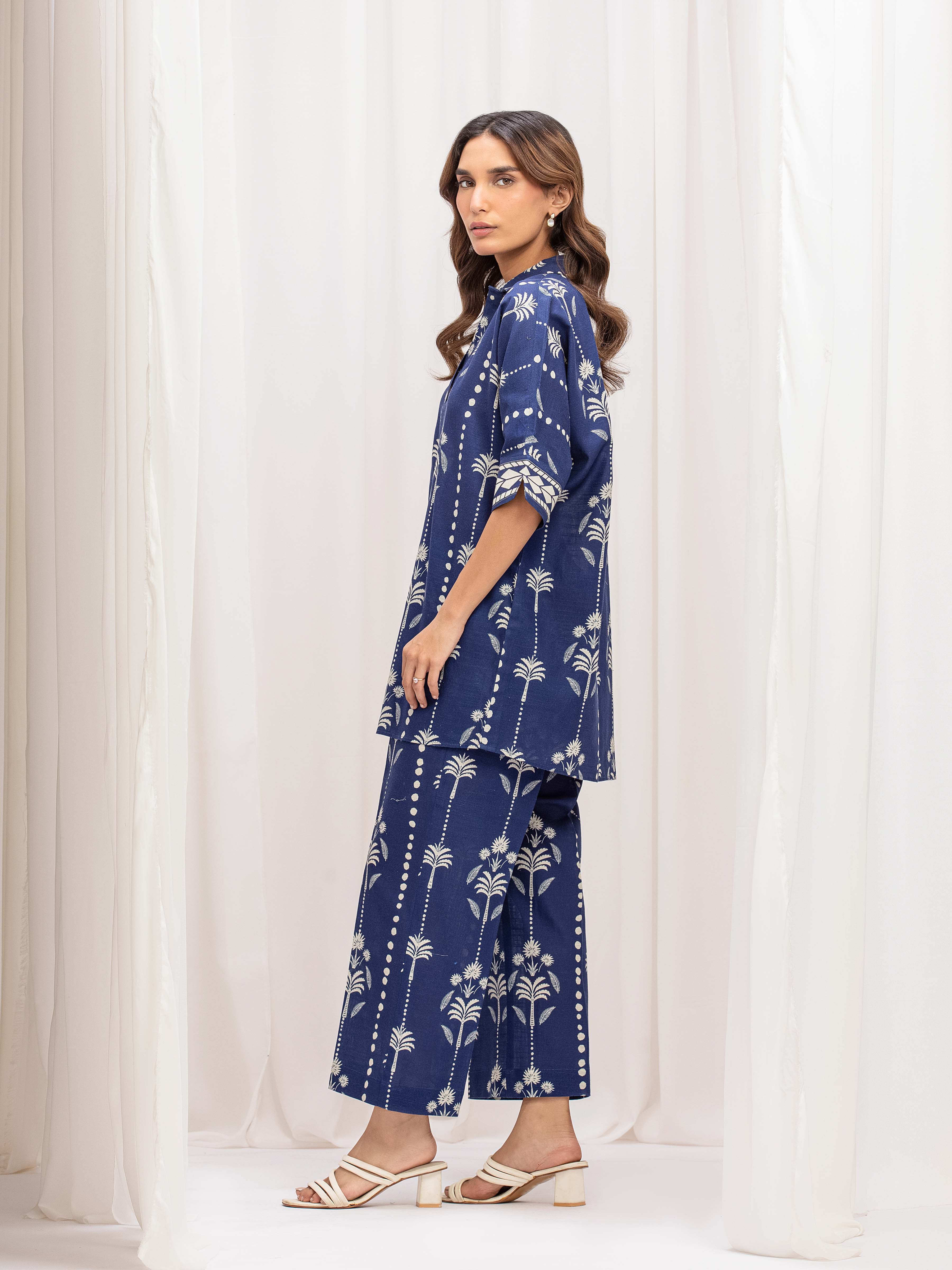 Pret Printed Khaddar Co-ord Set - EWTKP5-84091ST - Image 4