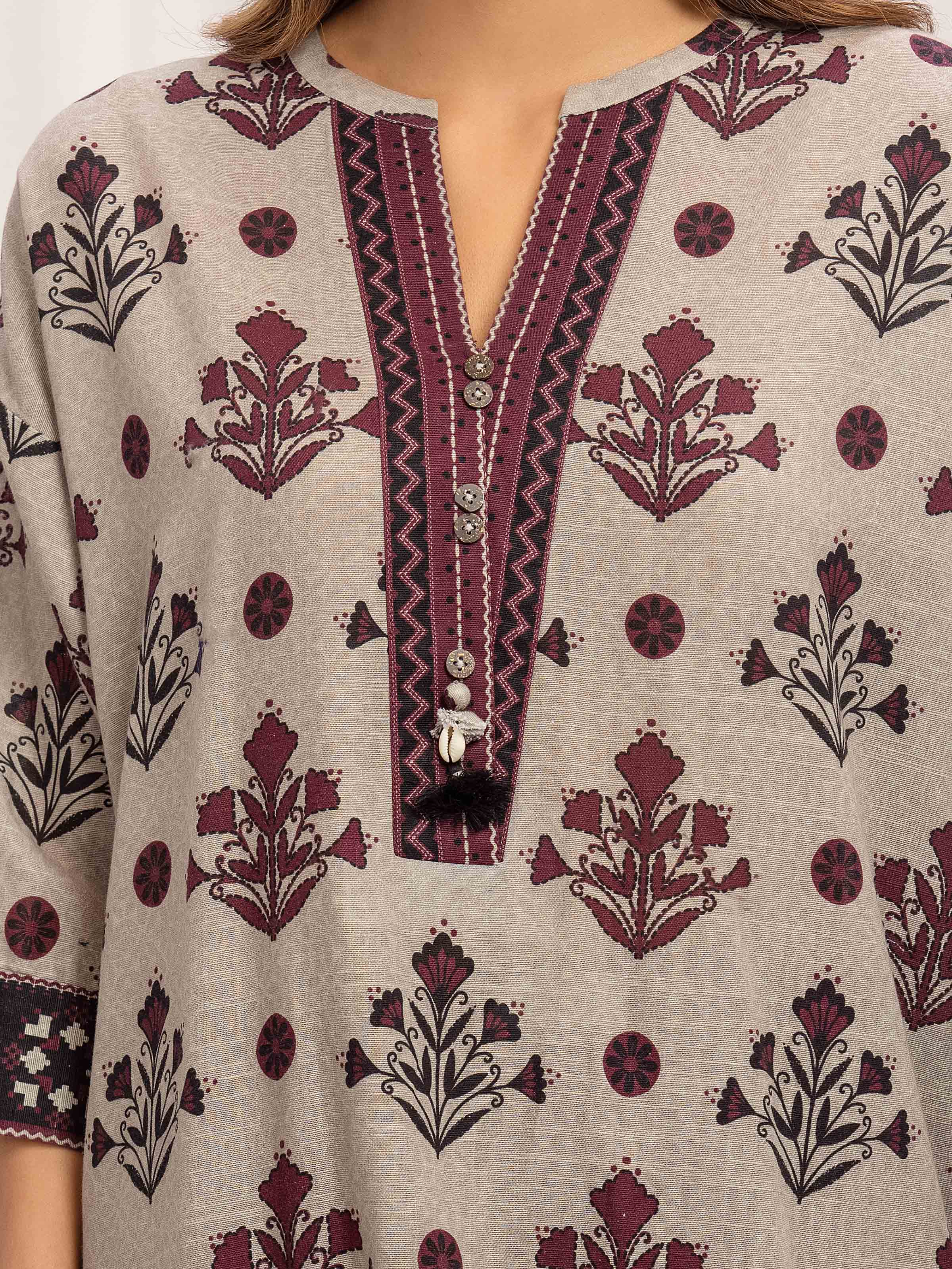 Pret Printed Khaddar Co-Ord Set - EWTKP5-84092ST - Image 3