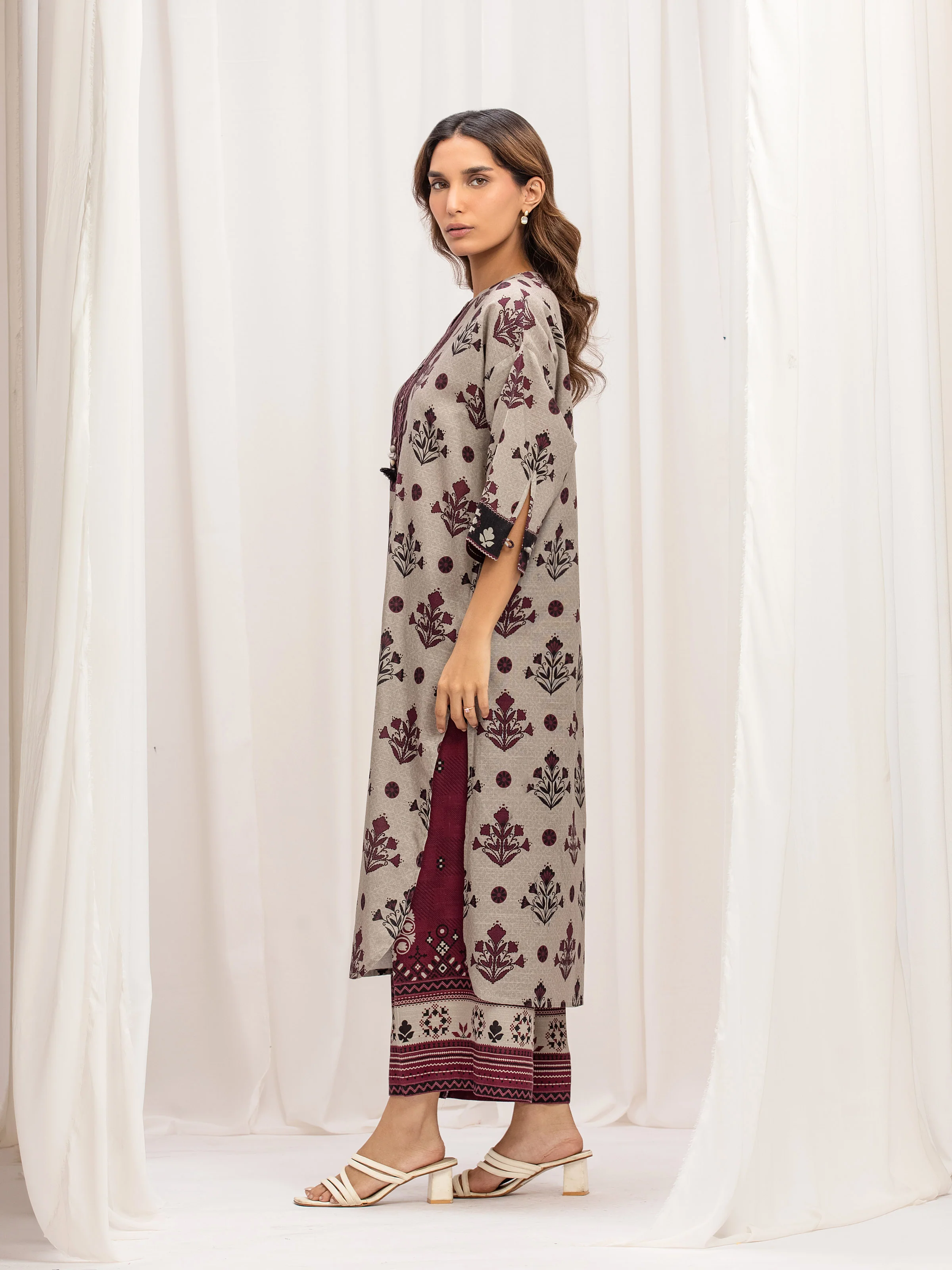 Pret Printed Khaddar Co-Ord Set - EWTKP5-84092ST - Image 5