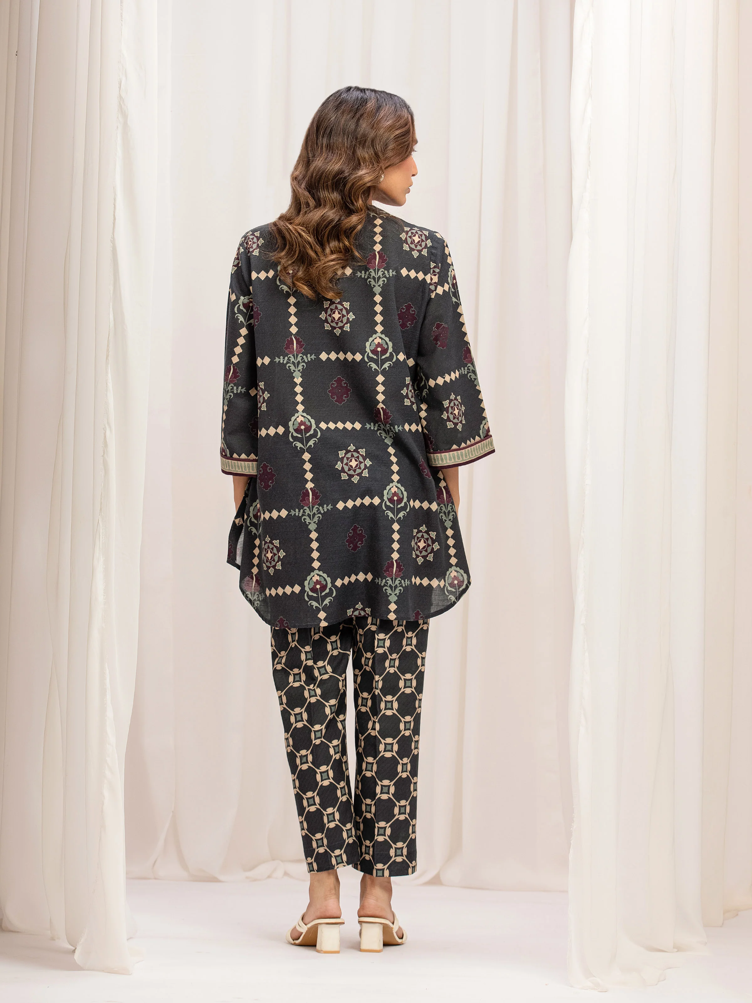 Pret Printed Khaddar Co-Ord Set - EWTKP5-84098ST - Image 6
