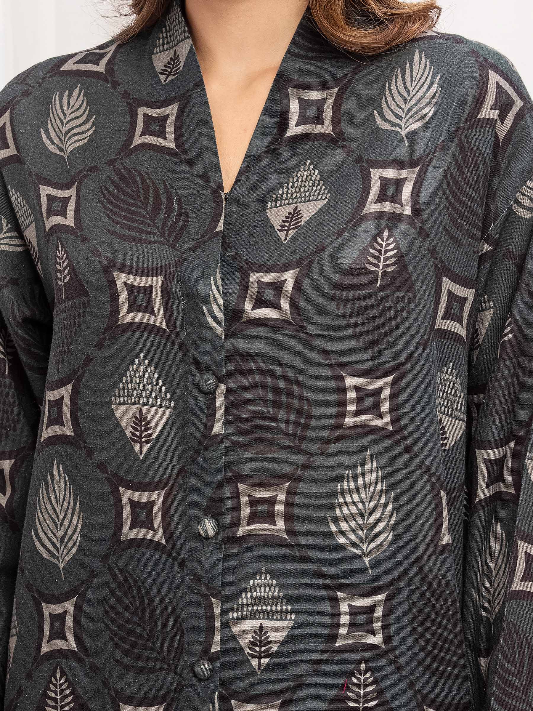Pret Printed Khaddar Co-Ord Set - EWTKP5-84099ST - Image 3