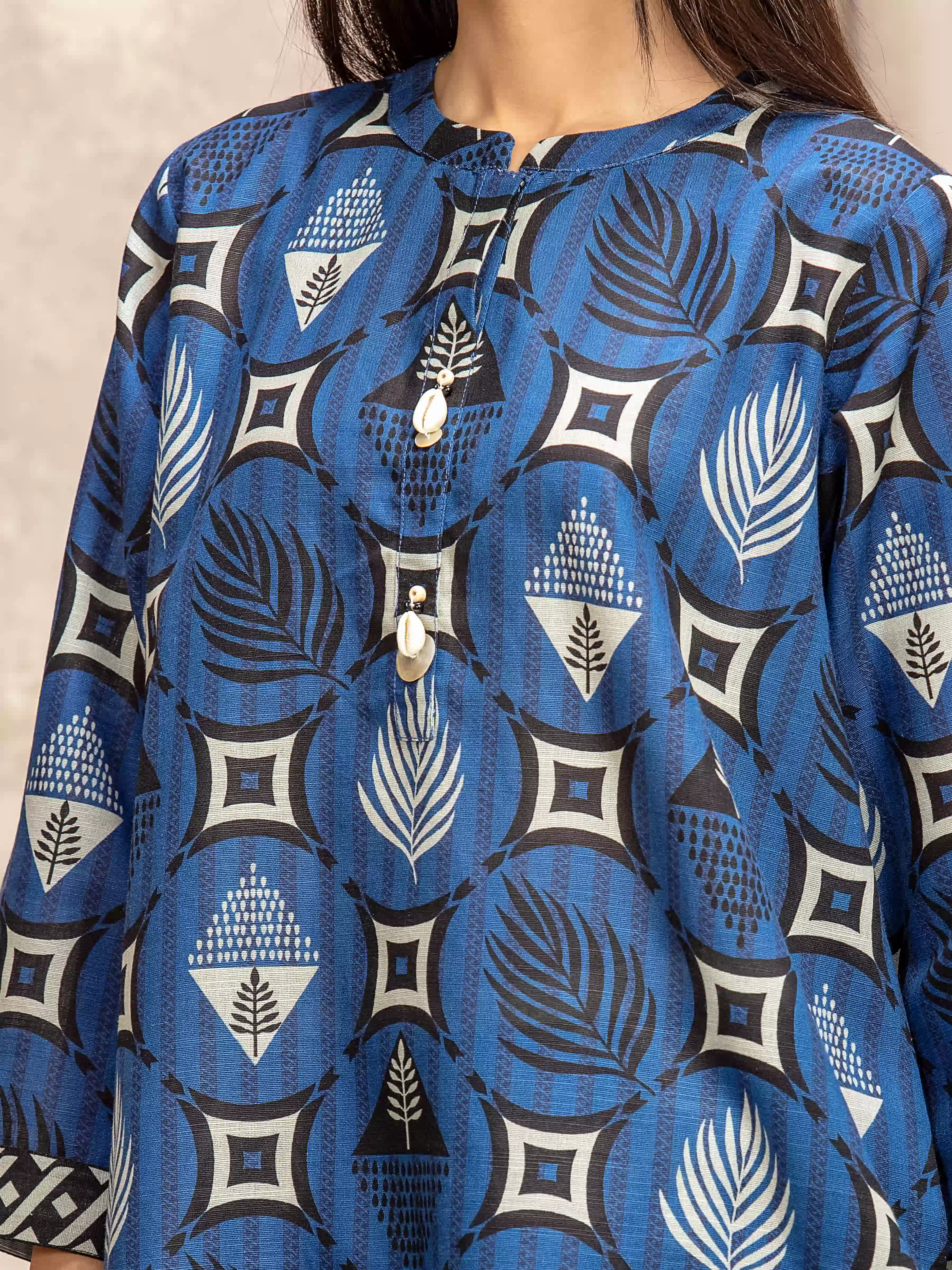 Pret Printed Khaddar Co-Ord Set - EWTKP5-84100ST - Image 3