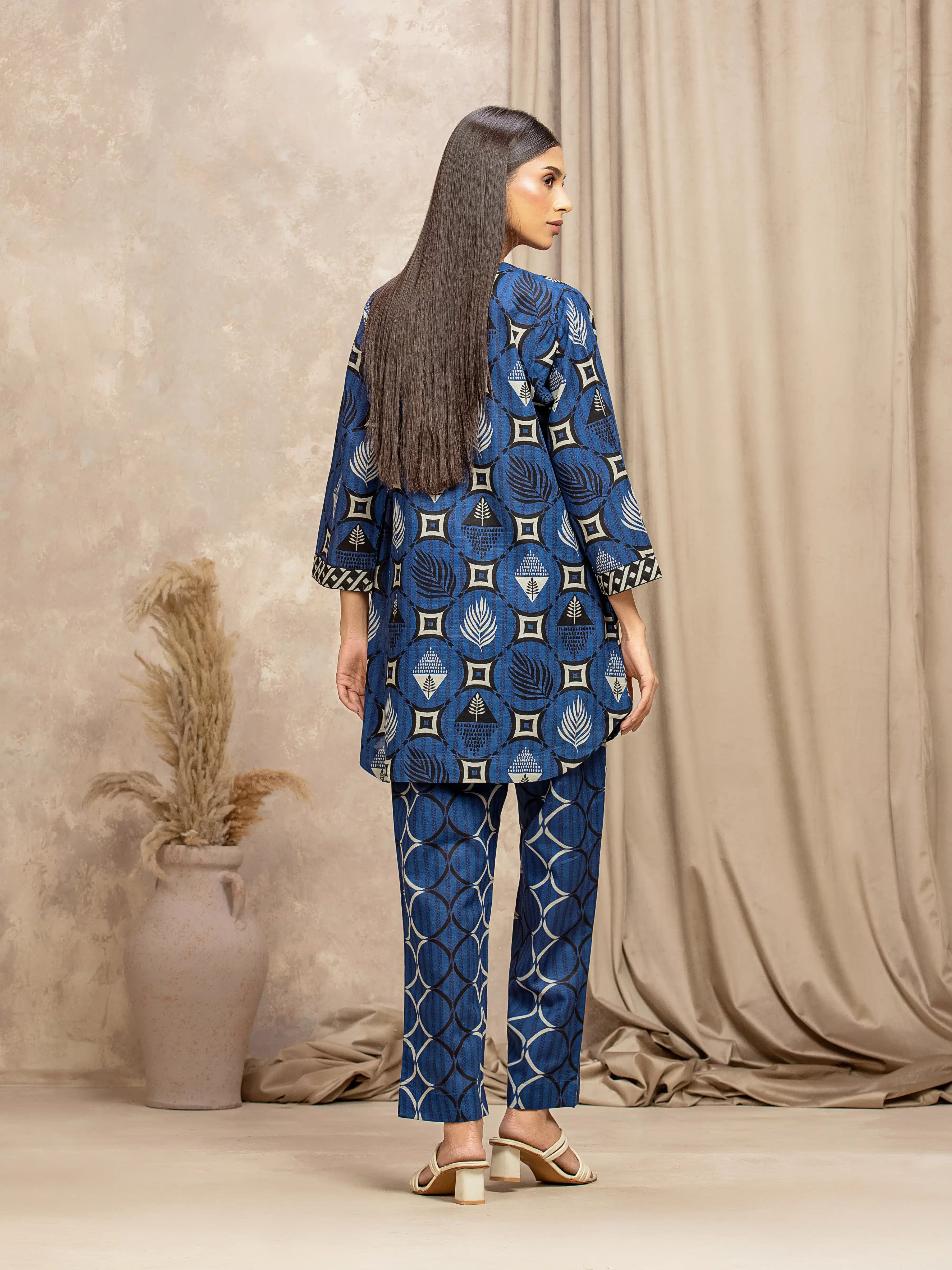 Pret Printed Khaddar Co-Ord Set - EWTKP5-84100ST - Image 6