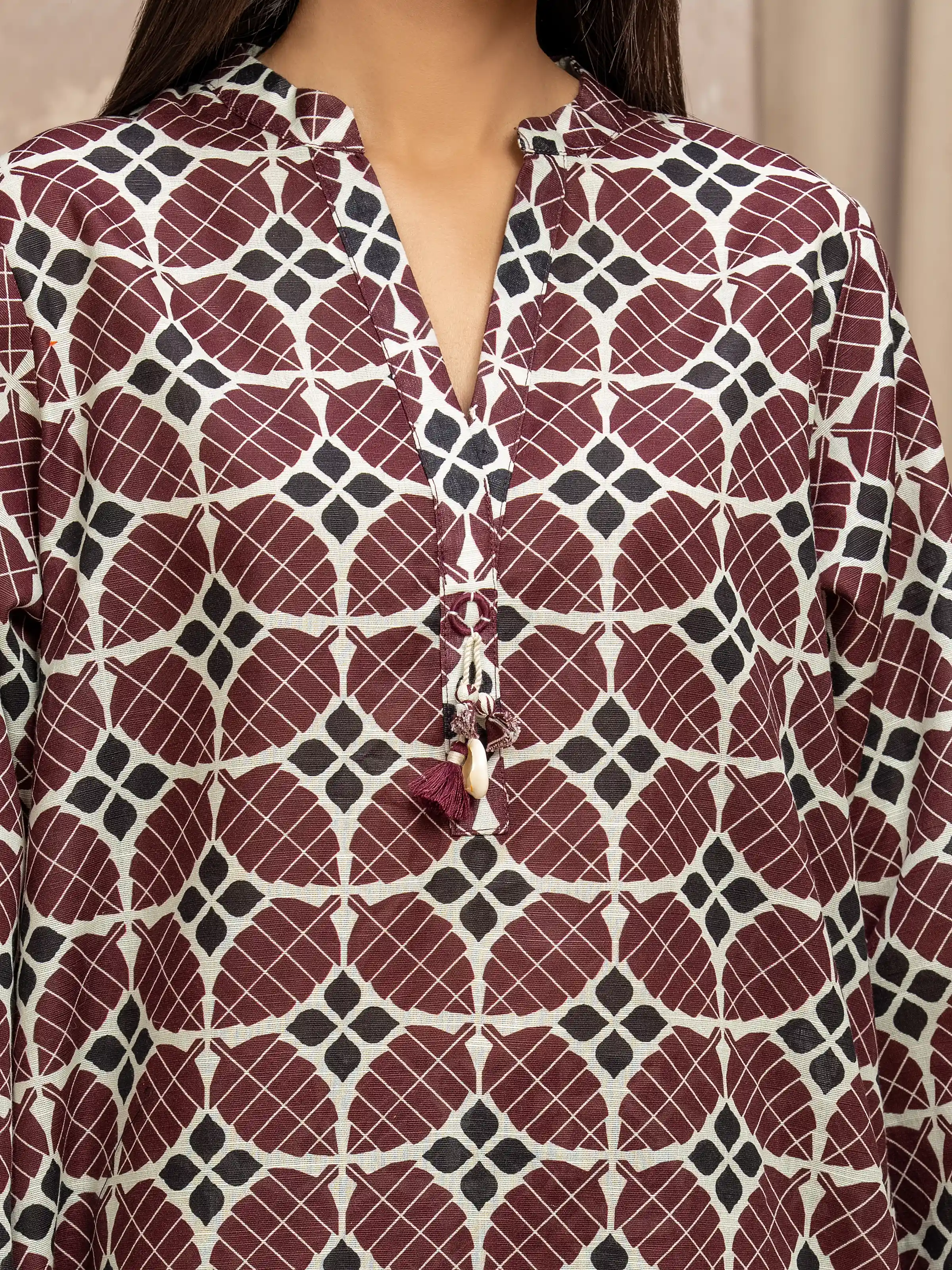 Pret Printed Khaddar Co-ord Set - EWTKP5-84101ST - Image 3