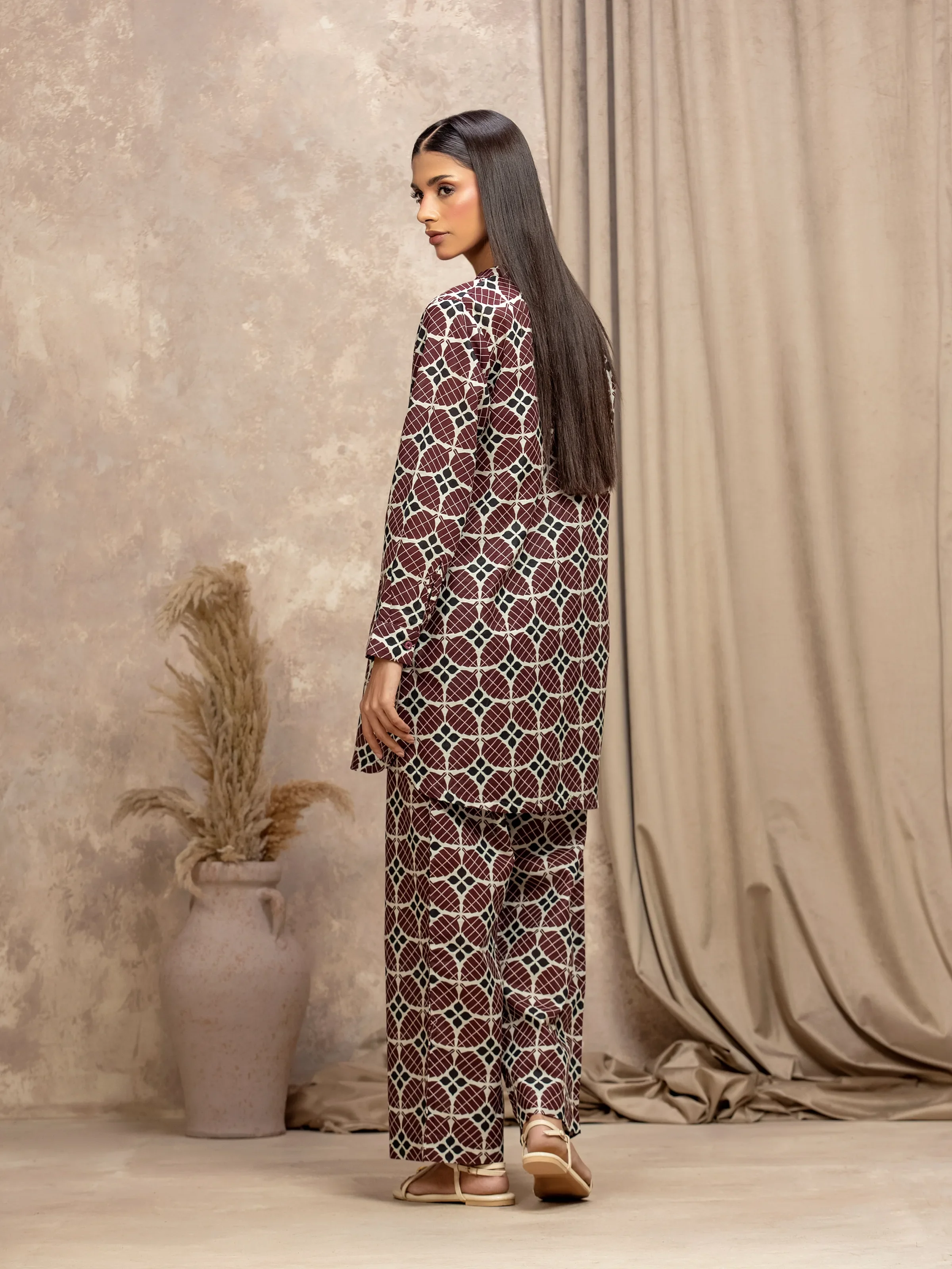 Pret Printed Khaddar Co-ord Set - EWTKP5-84101ST - Image 6