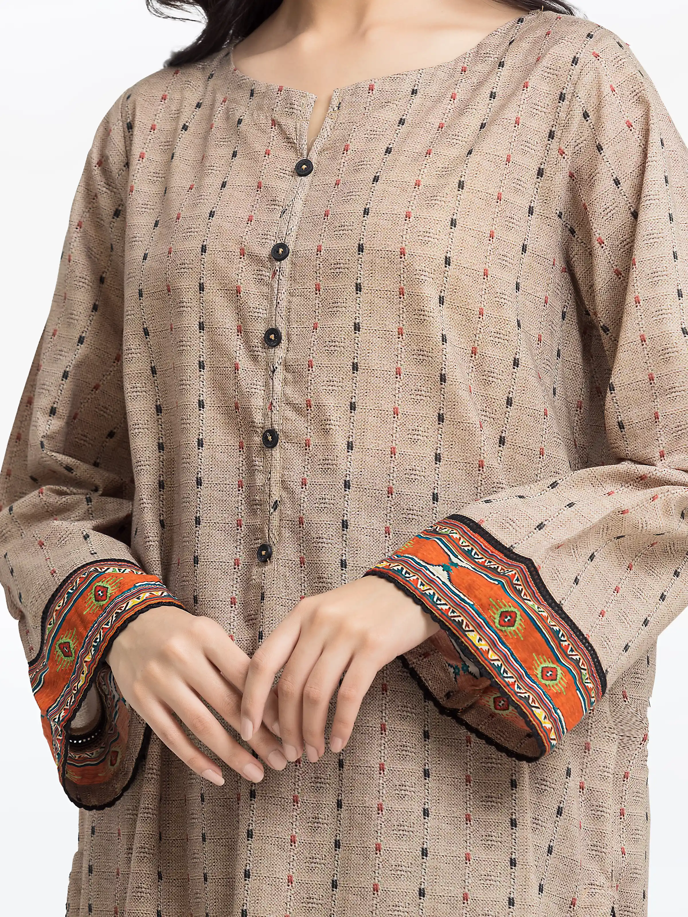 Pret Printed Lawn Shirt Dupatta - EWTKP24-69007SD - Image 4