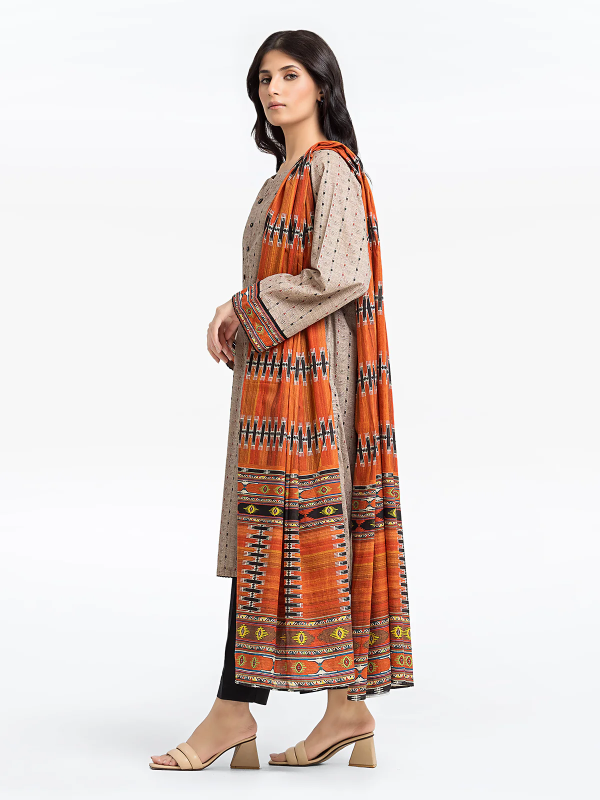 Pret Printed Lawn Shirt Dupatta - EWTKP24-69007SD - Image 5