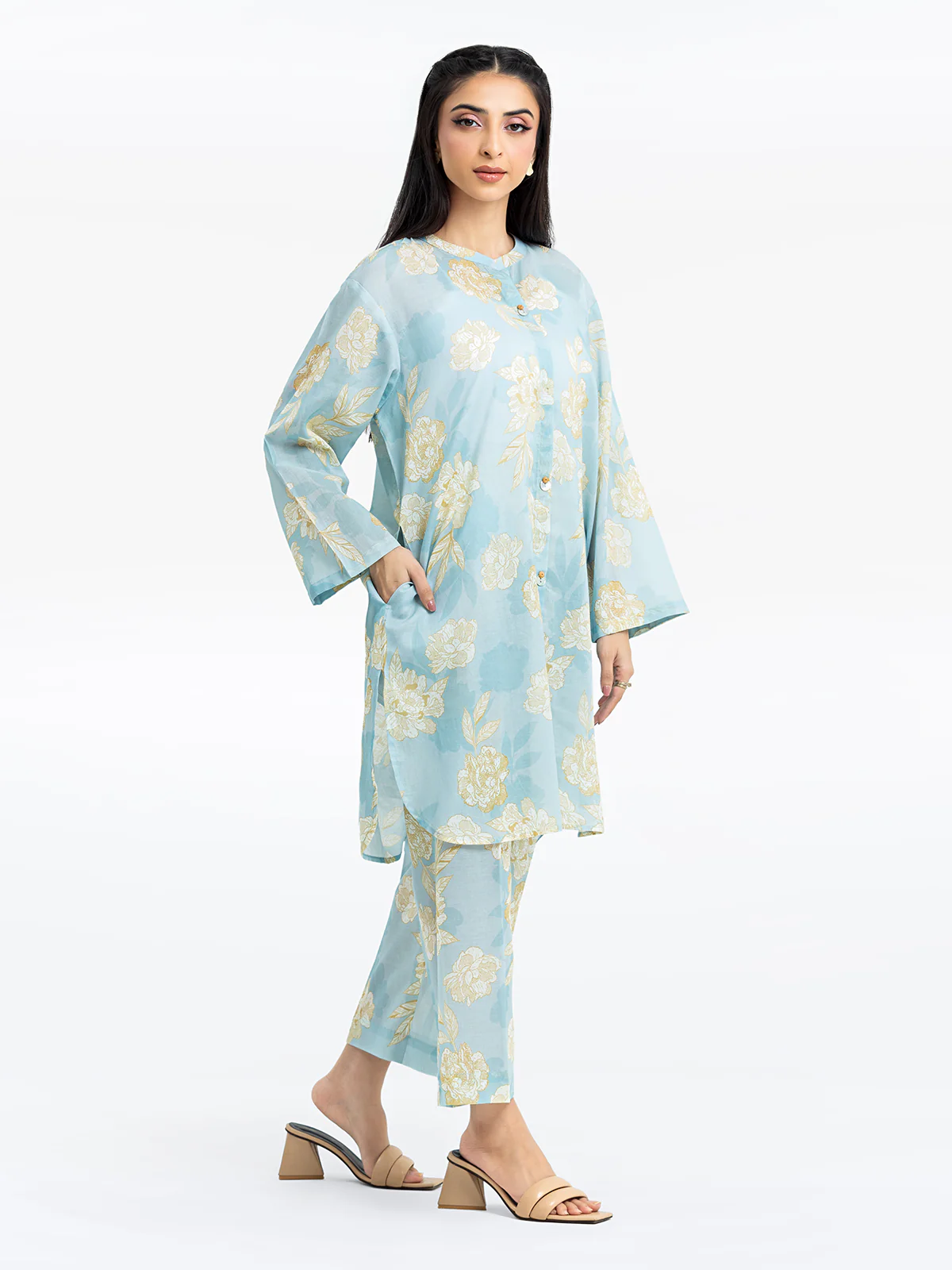 Pret Printed Lawn Co-ord Set - EWTKP24-81137ST - Image 4