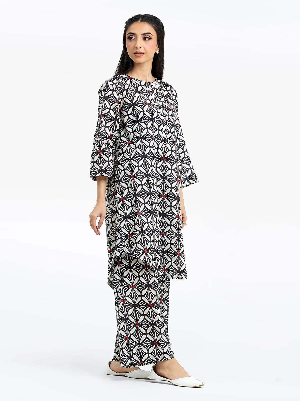 Pret Printed Lawn Co-ord Set - EWTKP24-81145ST - Image 6